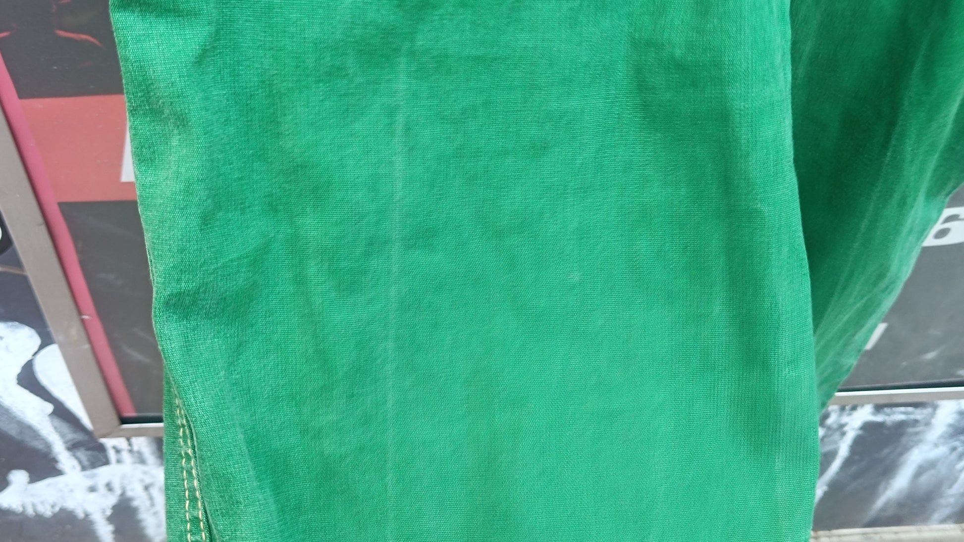 Marc Brown Vintage 90s High Waisted Green Jeans - Straight Leg Denim