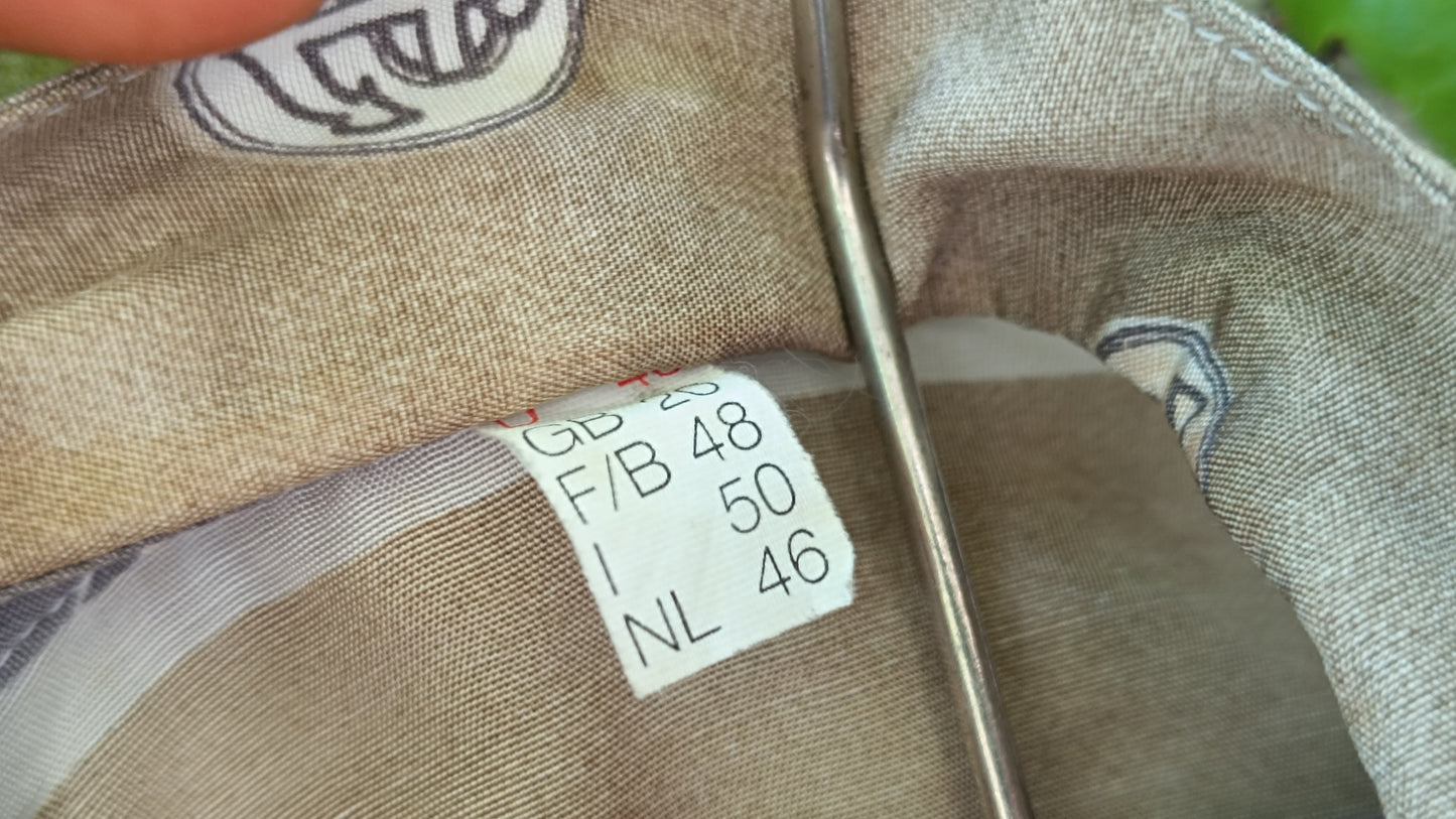 Vintage 90s Royal Thames Yacht Club Shirt - Beige Nautical Blouse
