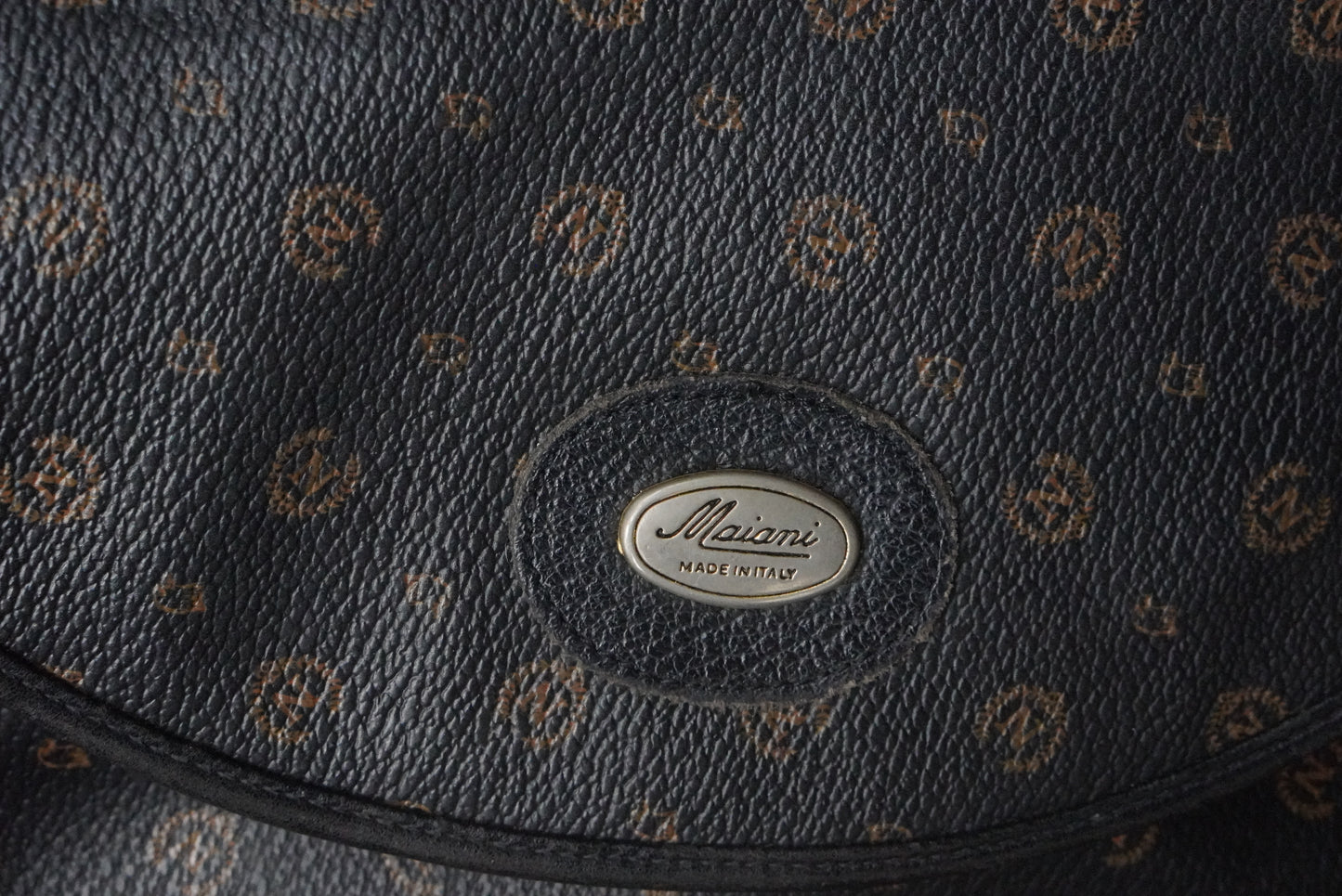 Maiani Vintage 80s Monogram Crossbody Bag - Made in Italy