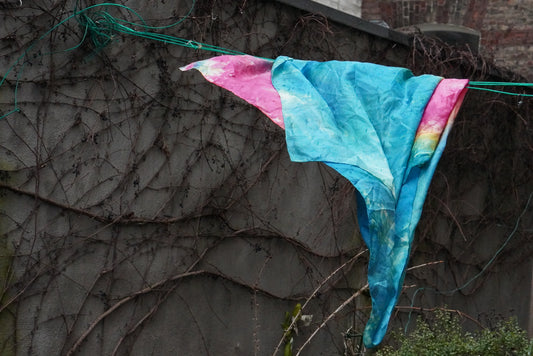 The Kaleidoscope Scarf - Vintage Tie-Dye Silk Feel Wrap