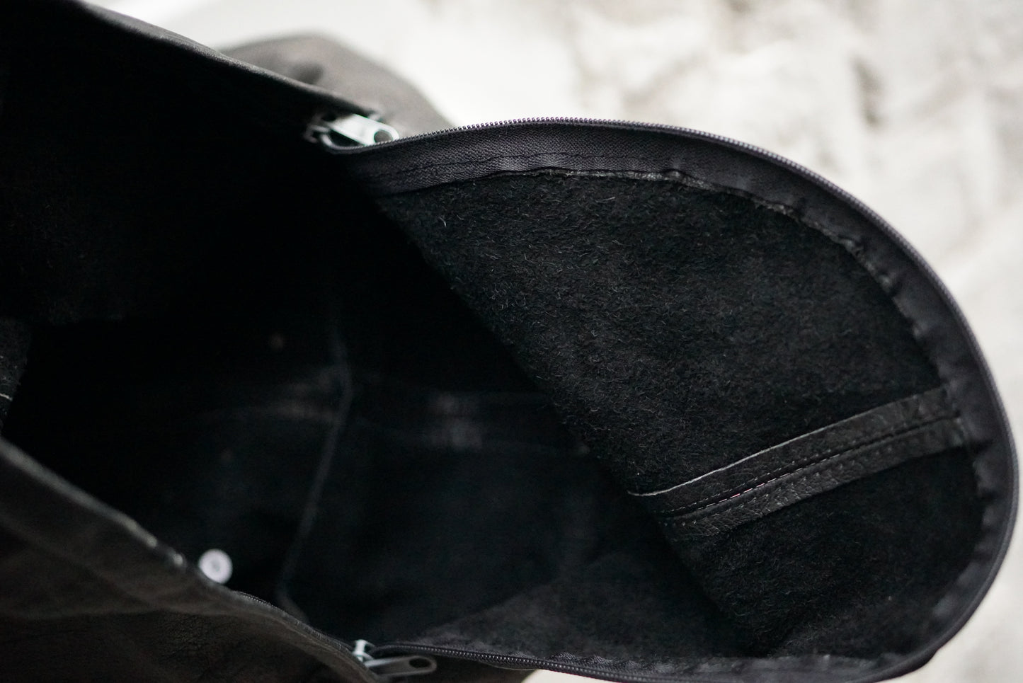 The Nomad Slouchy Vintage Leather Backpack - Obsidian