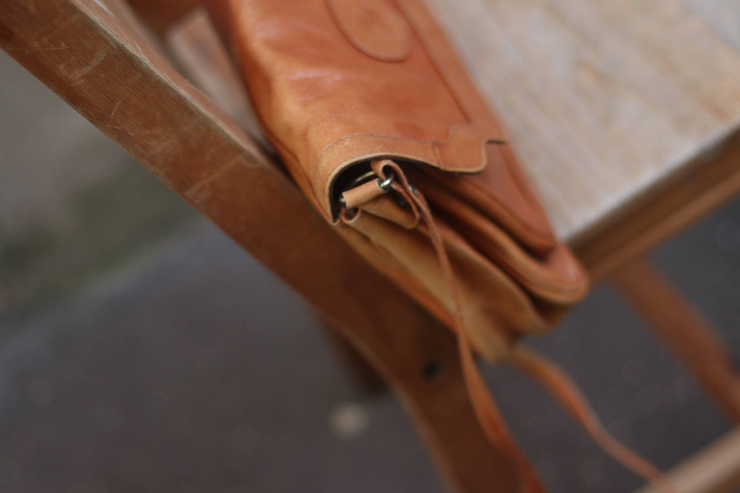Vintage Brown Leather Handbag| 90s Shoulderbag