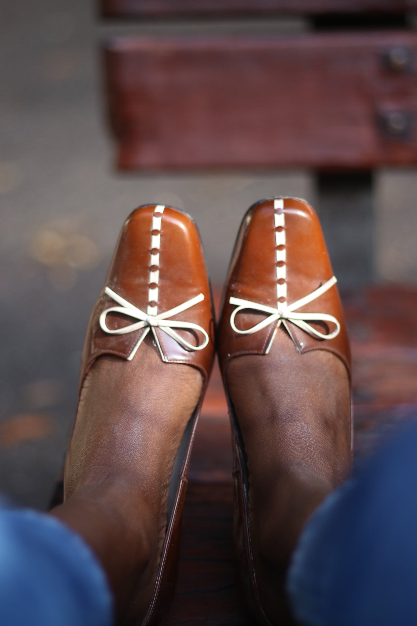 90s Brown Pumps| Vintage High Heels With Bow| Vintage feminine glamorous pumps made in spain