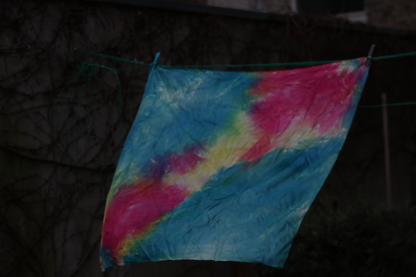 The Kaleidoscope Scarf - Vintage Tie-Dye Silk Feel Wrap