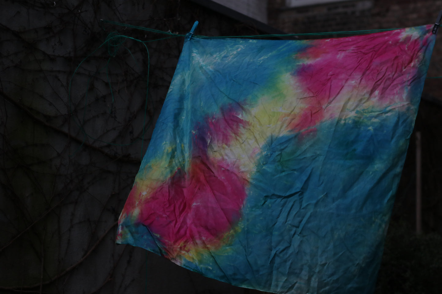 The Kaleidoscope Scarf - Vintage Tie-Dye Silk Feel Wrap