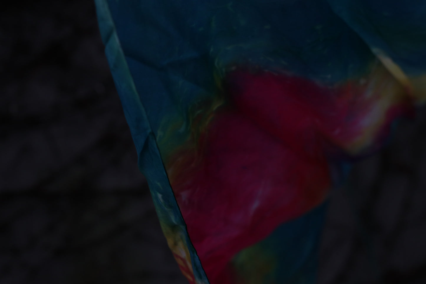 The Kaleidoscope Scarf - Vintage Tie-Dye Silk Feel Wrap