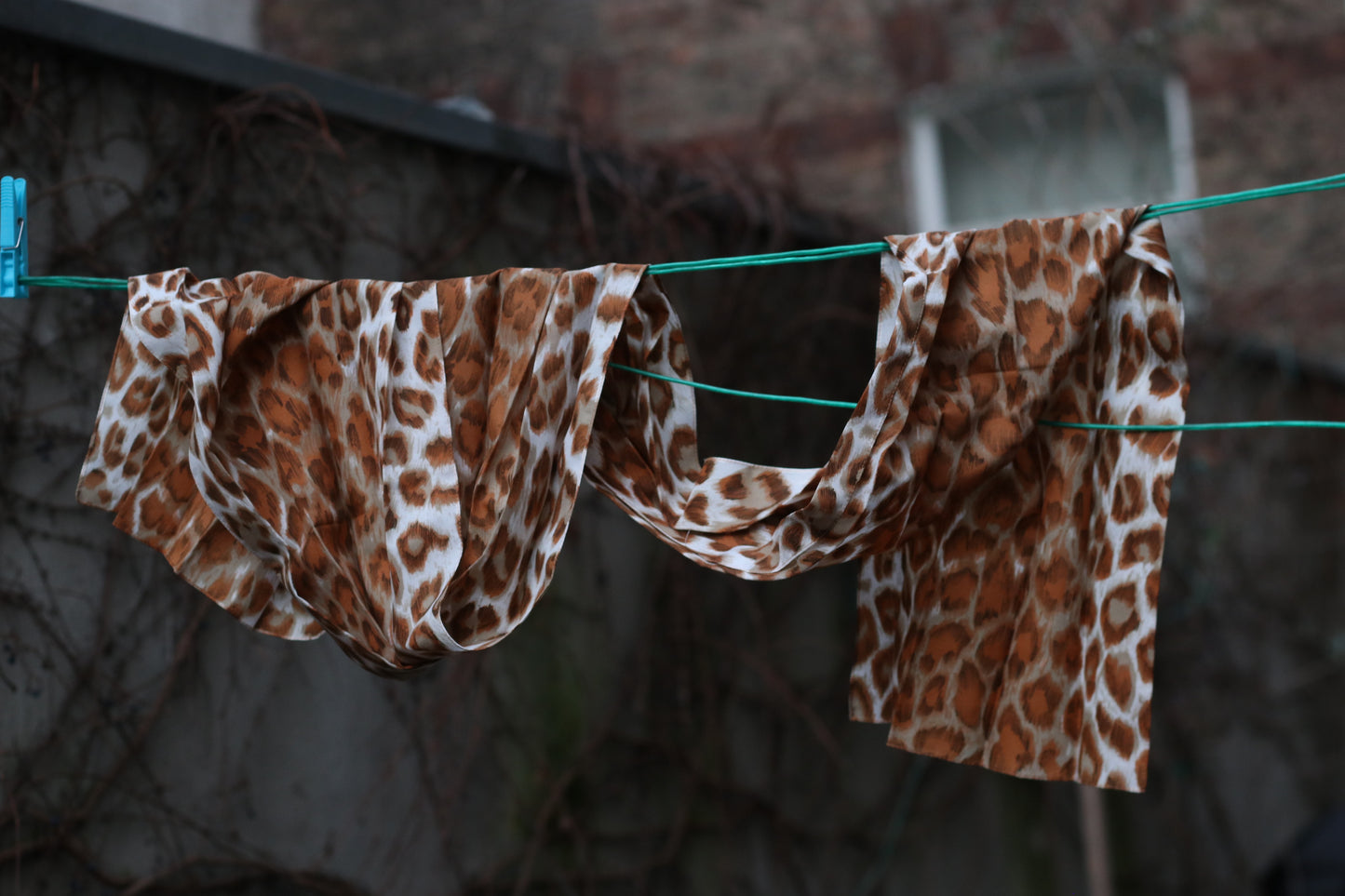 The Archive Leopard Scarf - Vintage Silky Wrap