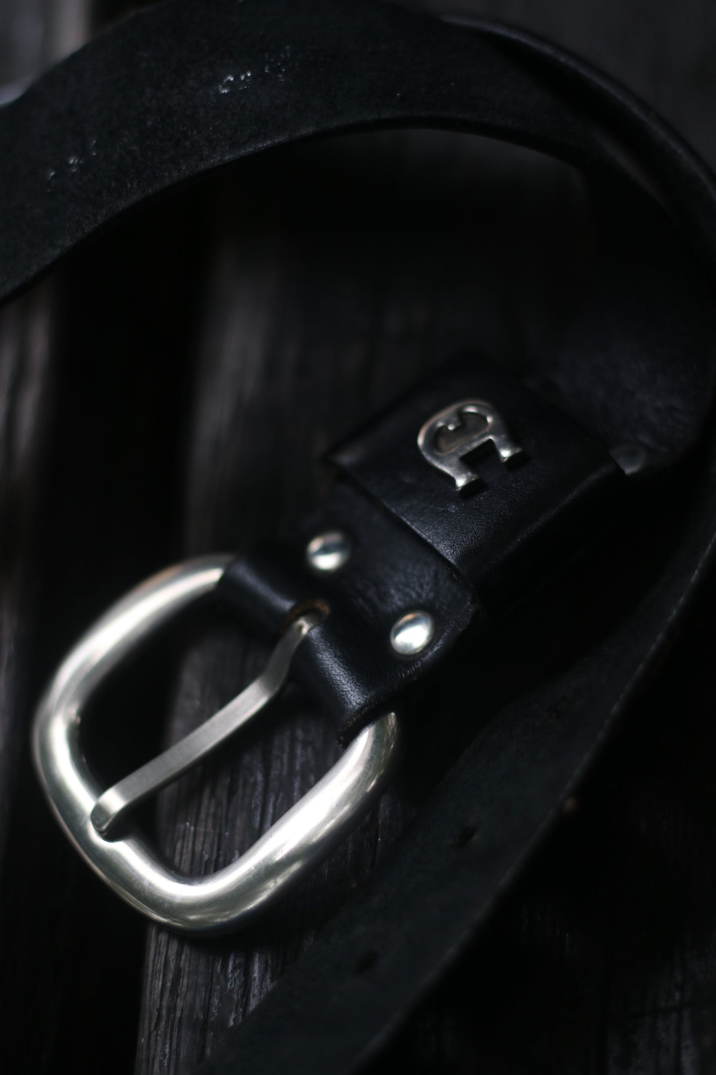 Vintage Etienne Aigner Belt| Black Genuine Leather Belt