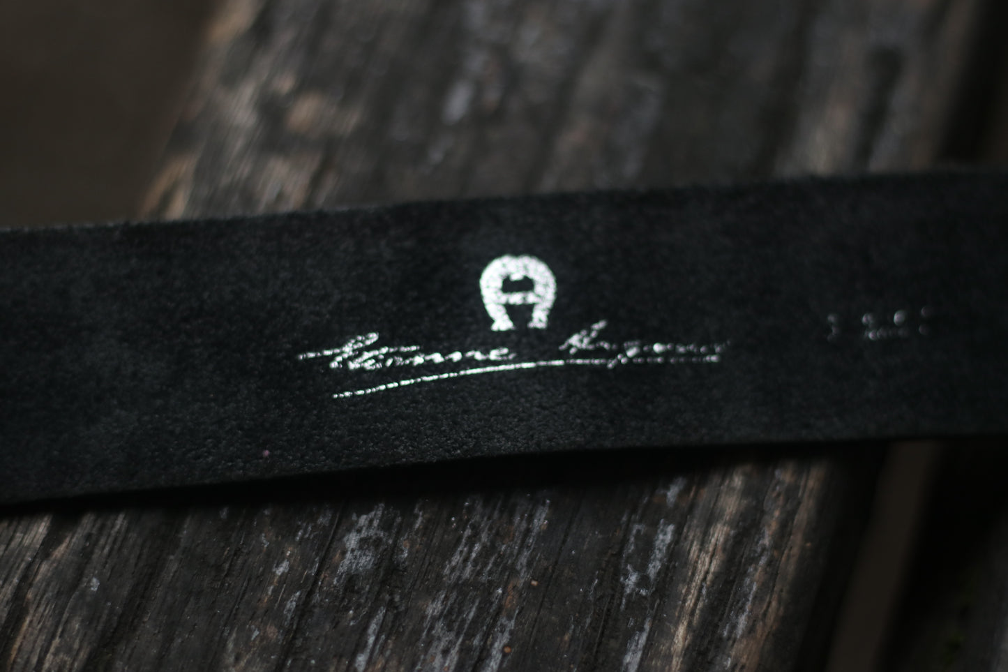 Vintage Etienne Aigner Belt| Black Genuine Leather Belt