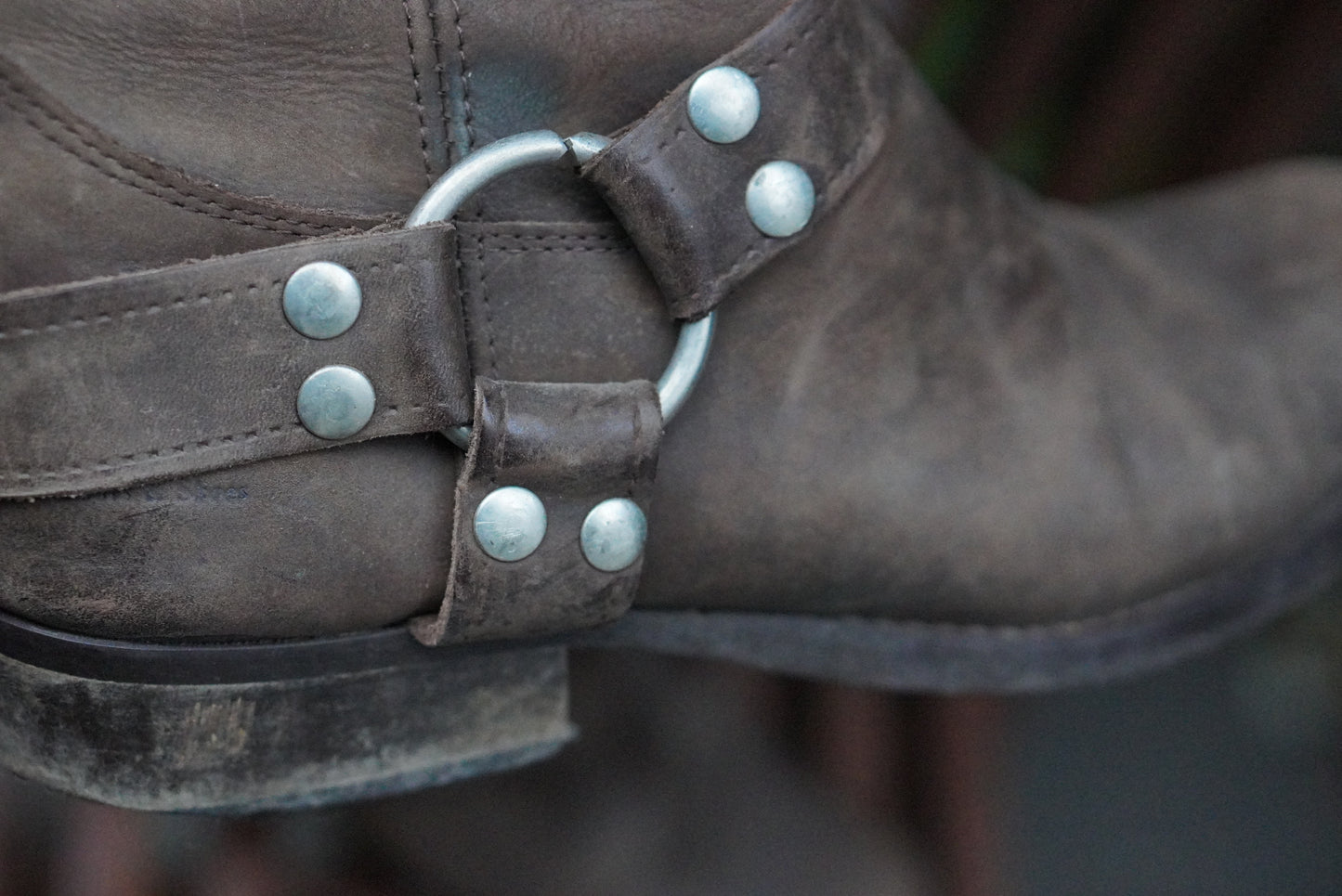 Dockers Brown Leather Harness Boots