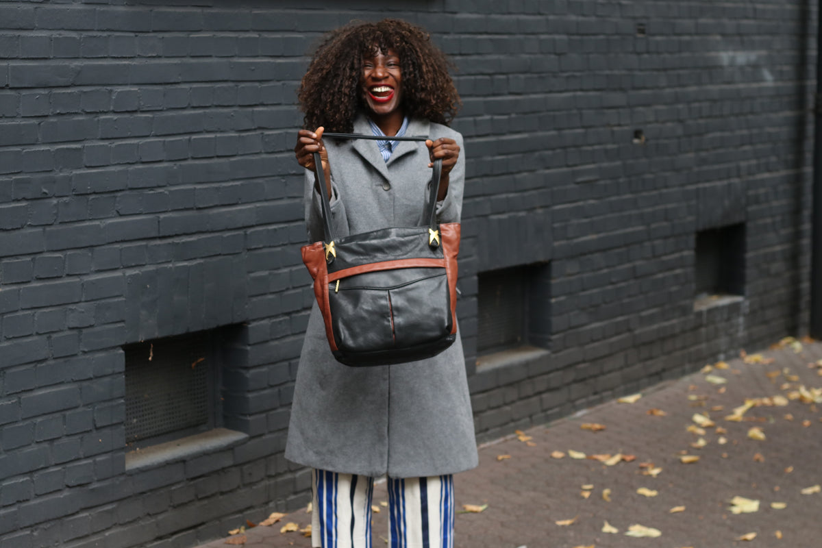 Vintage Grey Wool Coat | 90s Heine Cashmere Blend Overcoat | S
