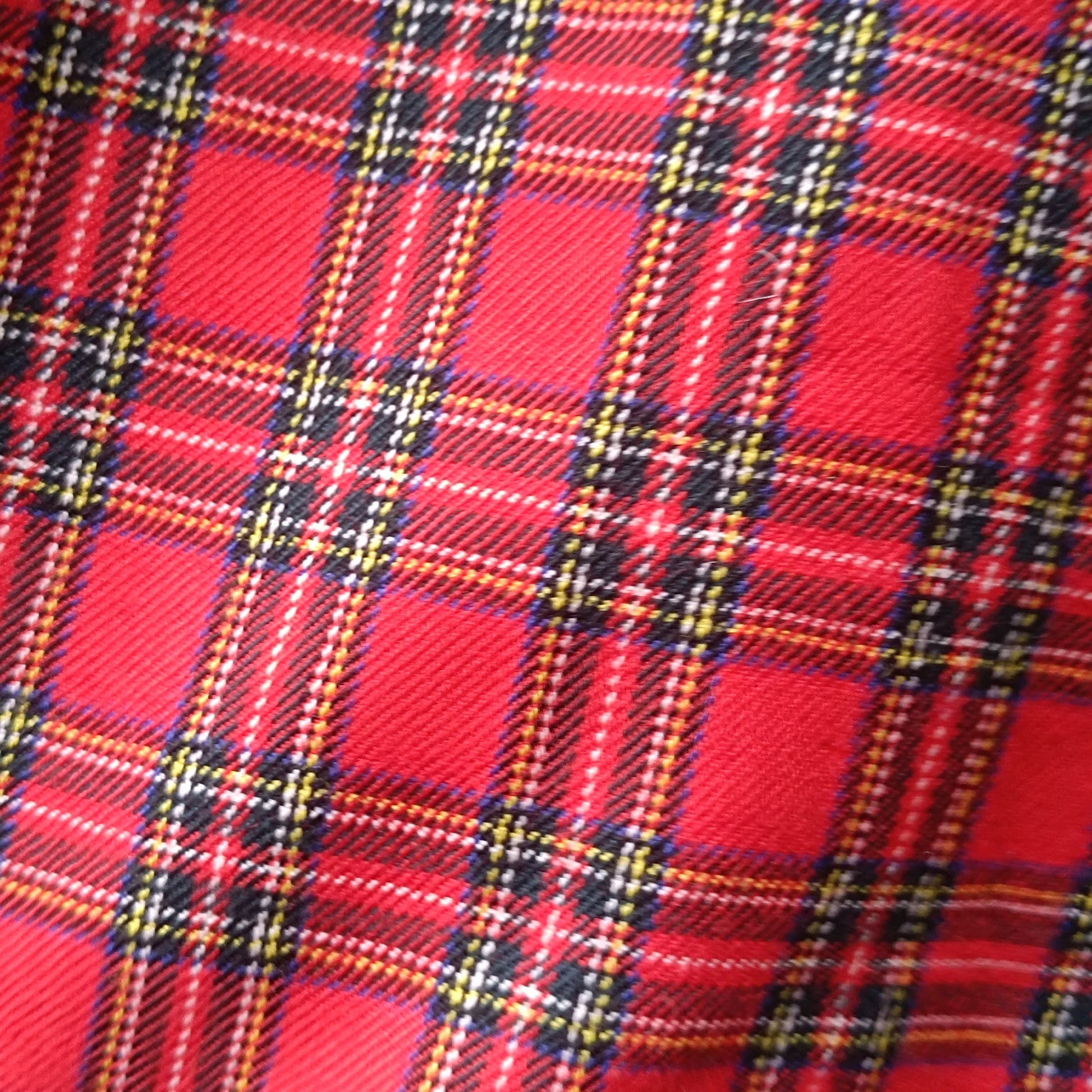 Vintage Red Plaid Trousers | 80s High Waist Tartan Wool Pants | Fits M