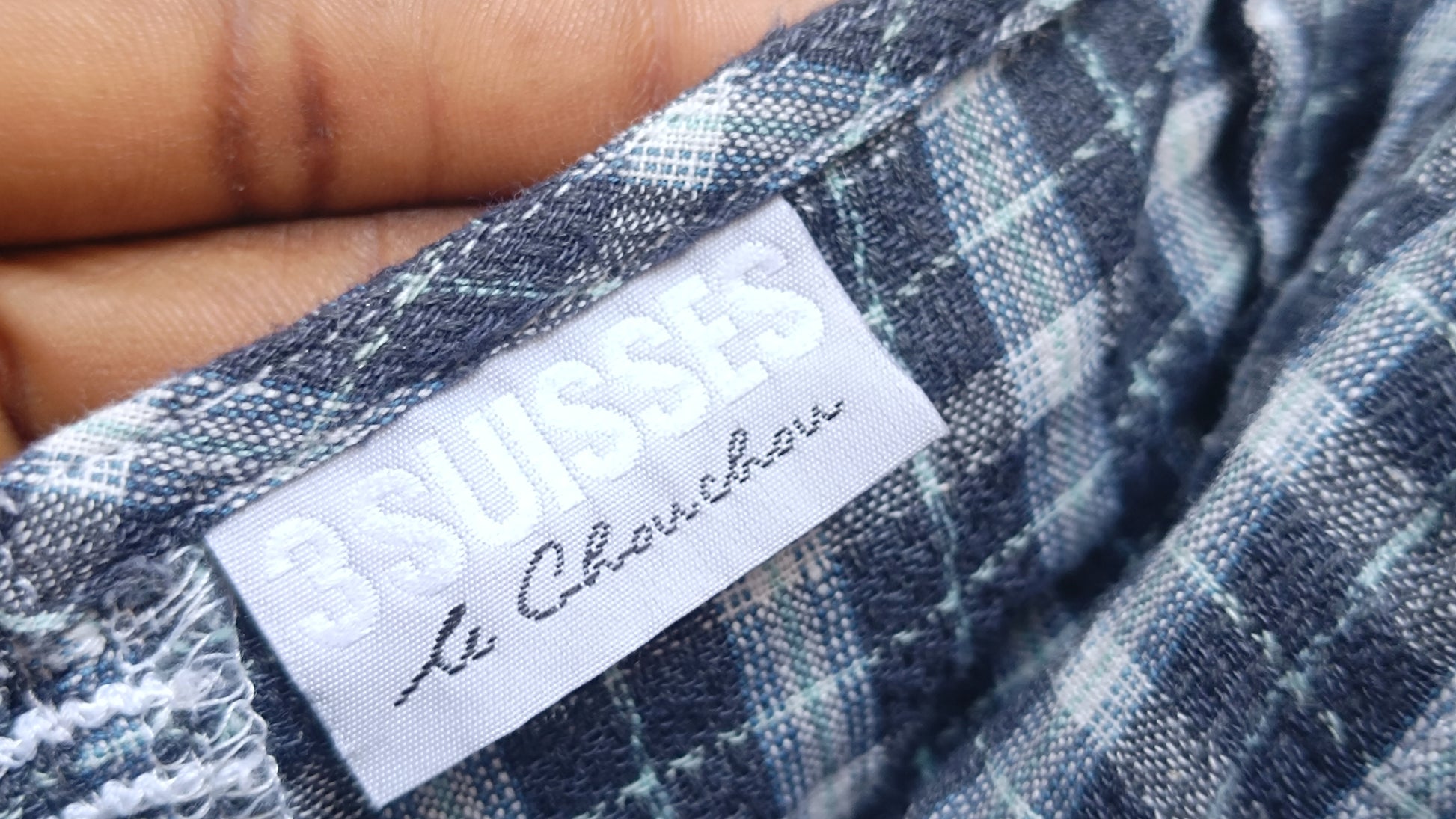 3 Suisses Vintage Halter Top - 90s Y2K Plaid Crop Blouse