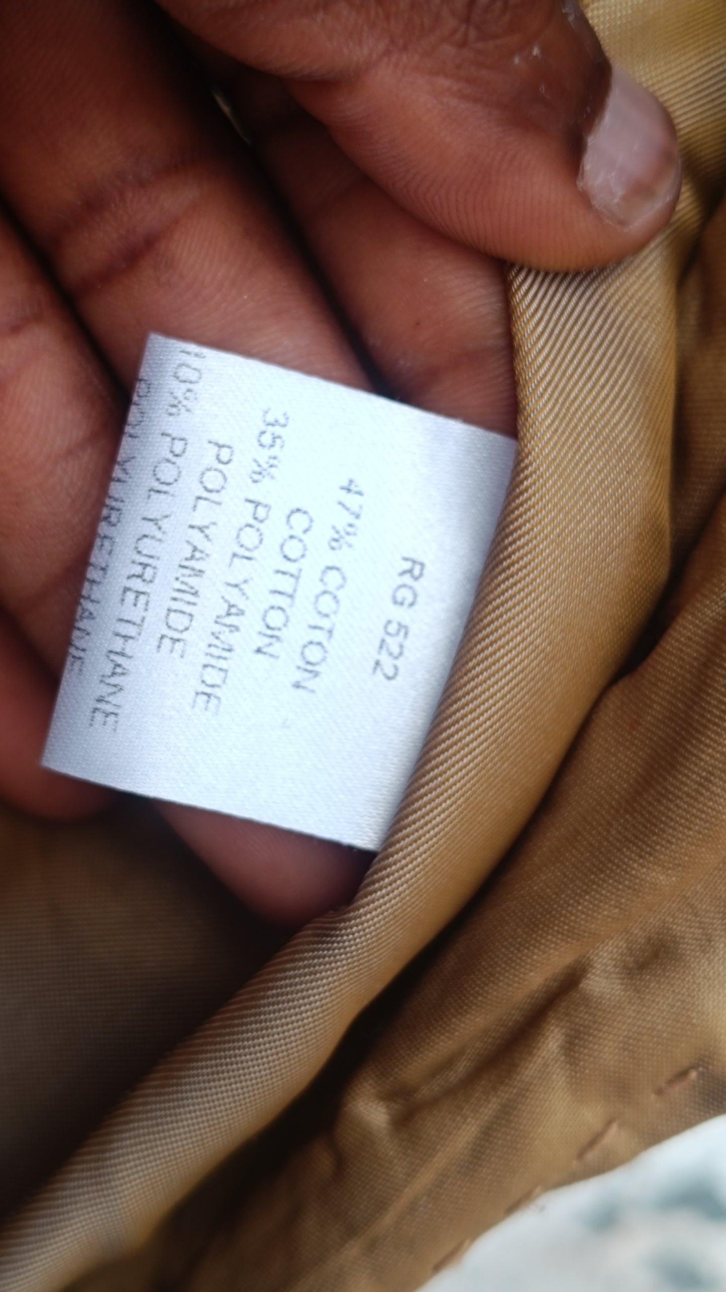 Georges Rech Vintage 90s Trench Coat - Mustard Brown Light Jacket