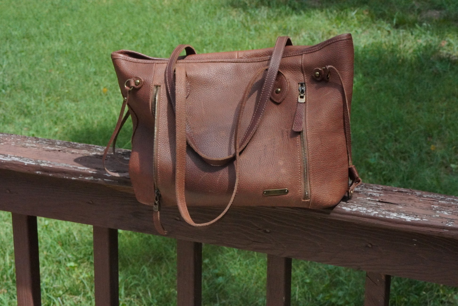 Y2k Vintage Montana West Brown Leather Tote Bag - Western Shoulder Bag