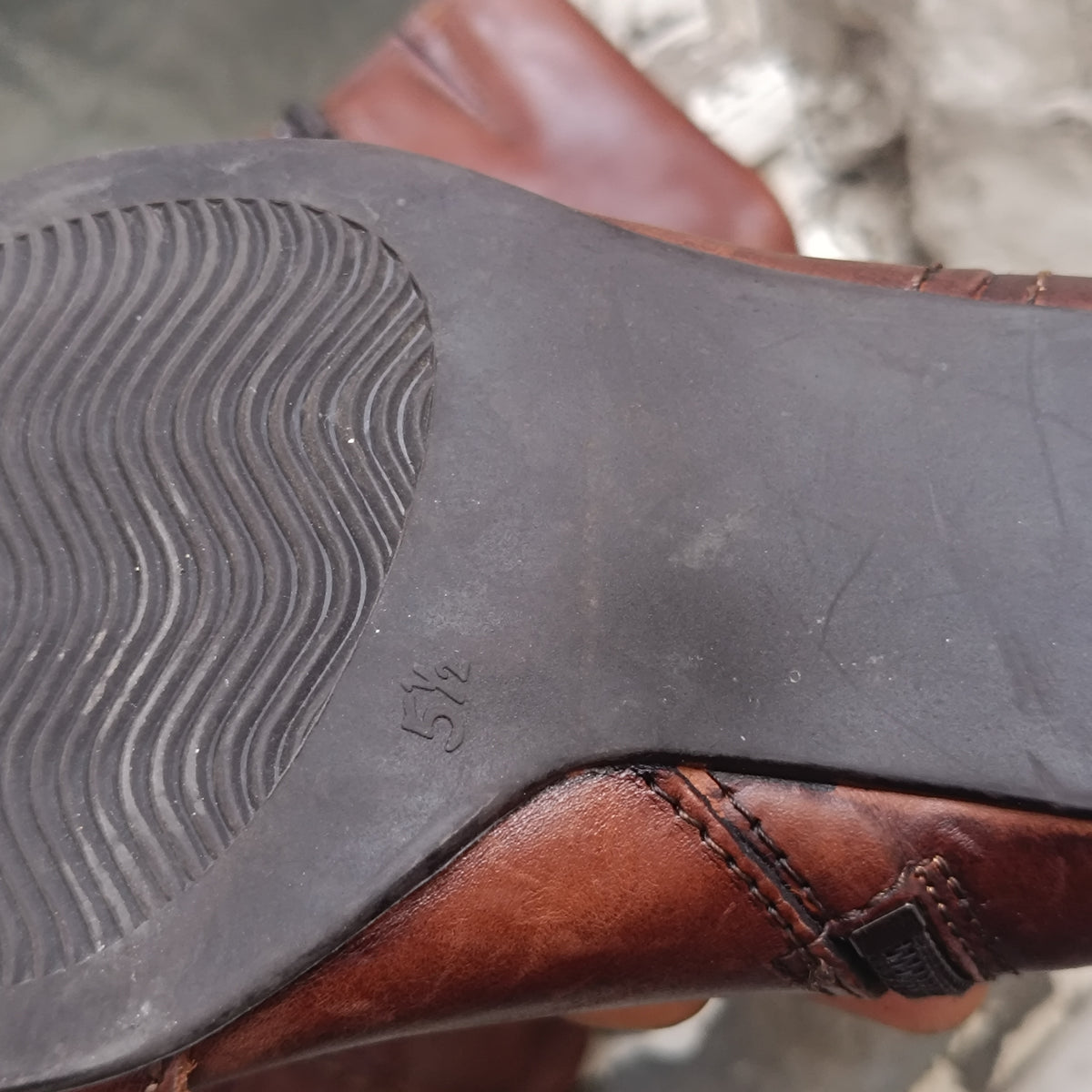 Vintage Brown Leather Ankle Boots | 90s Pointed Toe Booties EU 38.5