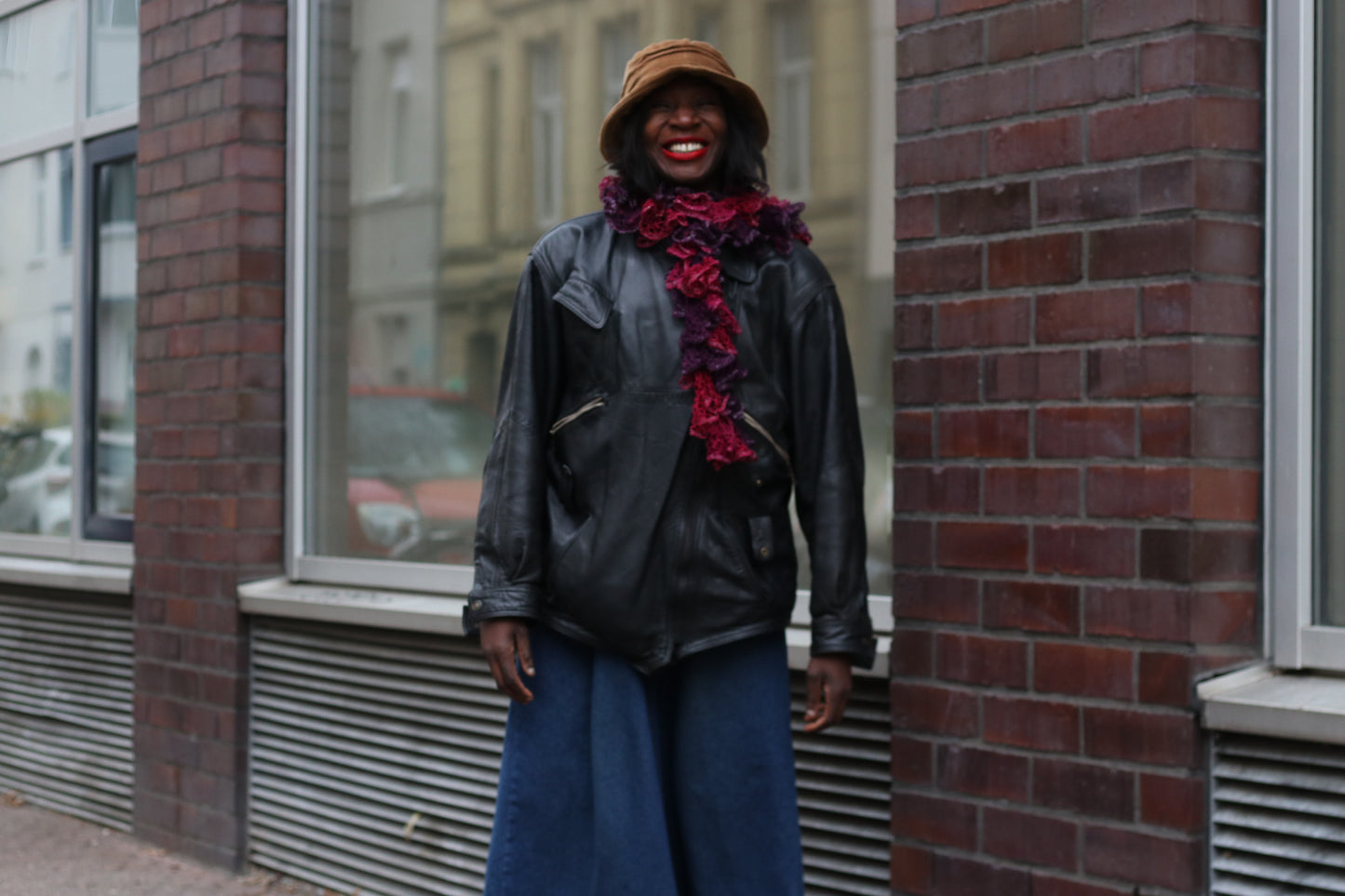 Vintage Velvet Bucket Hat - 90s Brown Cloche