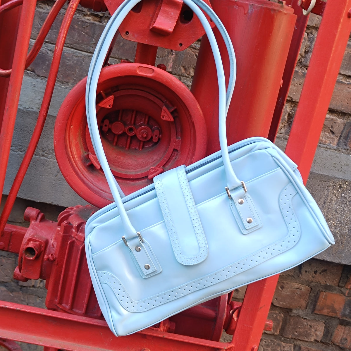 Baby Blue Shoulder Bag | Vintage Y2K West | Pastel