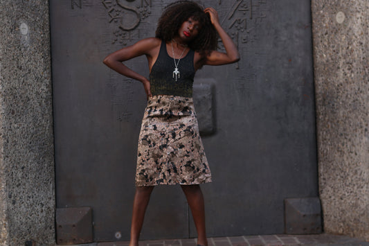 Silk Mini Skirt - Vintage 90s Mexx Floral Print A-Line Skirt - XXS TO XS