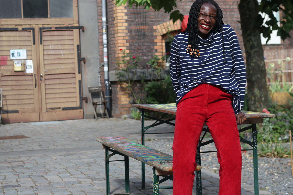 Vintage Suede Trousers - 90s Minimalist Red High Waist Straight Leg XS-S
