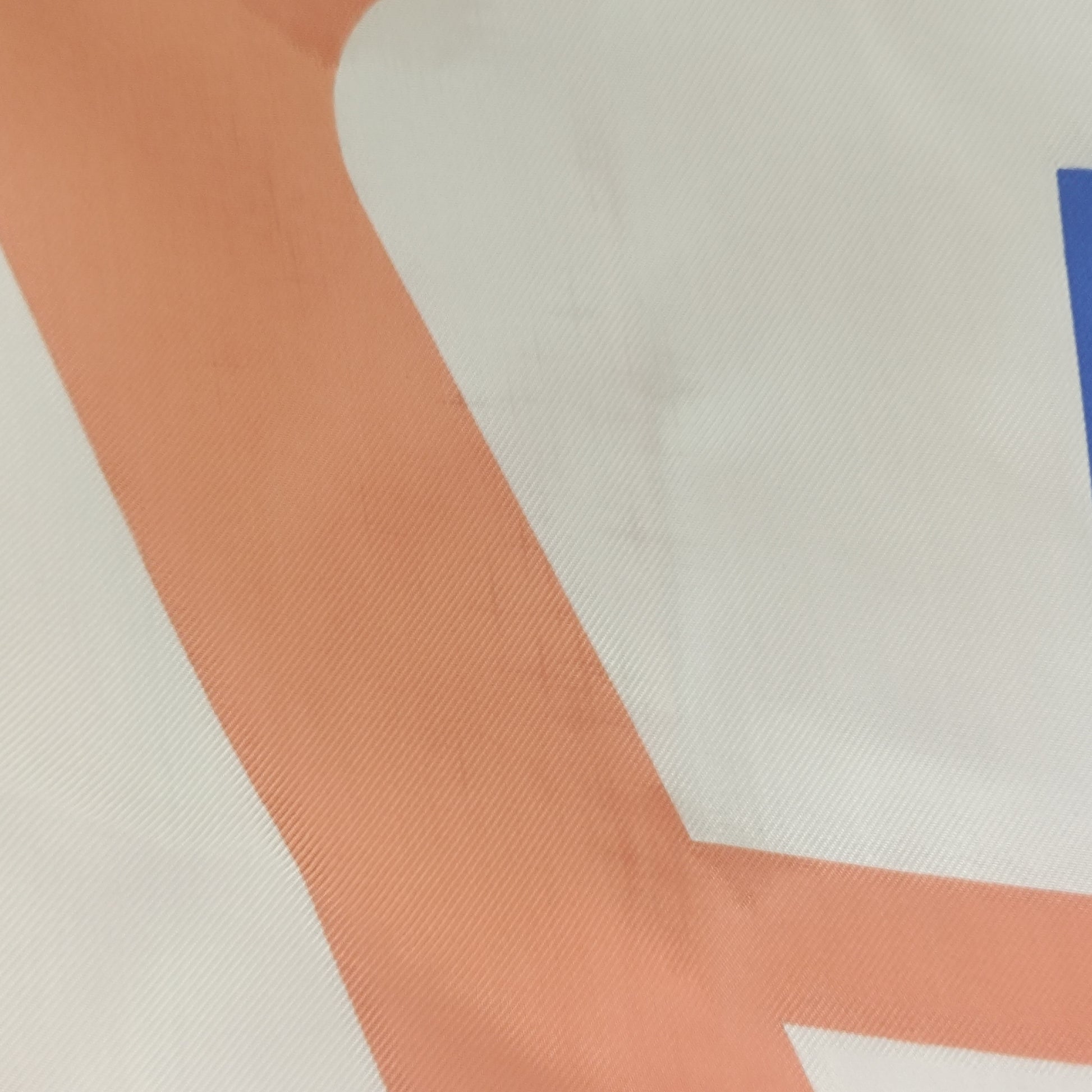 Vintage Escada Silk Scarf 80s Geometric Letter Print - Abstract Wrap