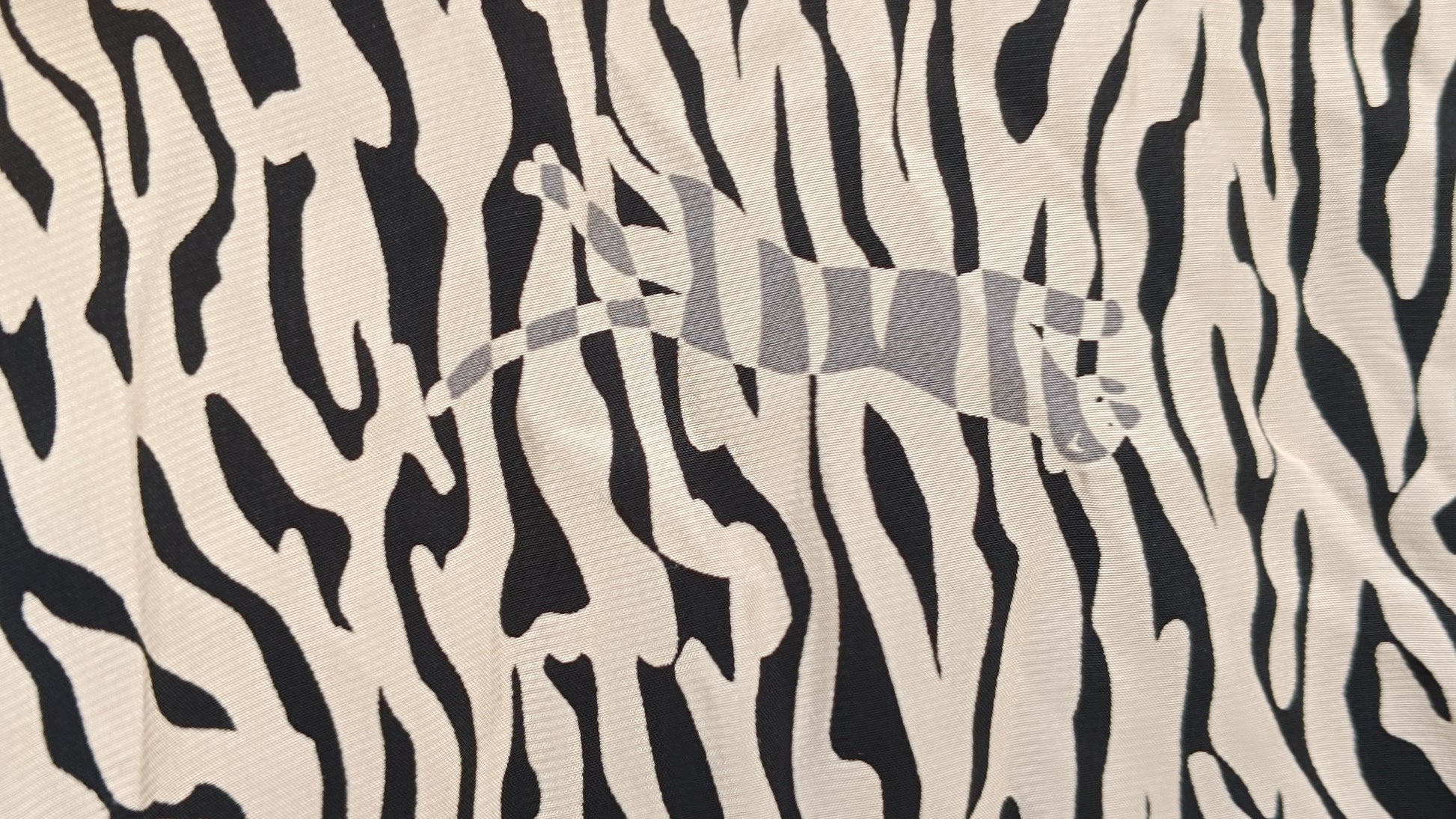  Vintage 90s Zebra Print Blouse - Oversized Animal Print Boho Top
