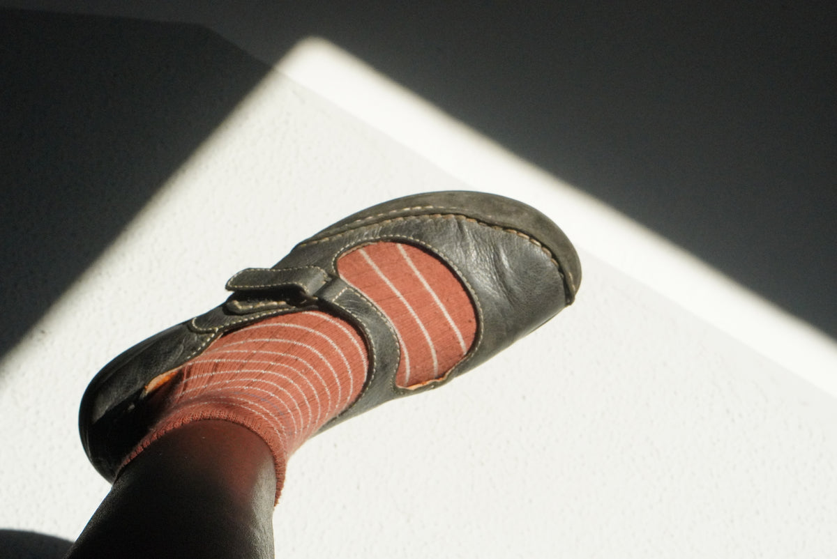 Camel Active Vintage Mary Jane Flats - 90s Grey Leather | Fits EU 39 / UK 6.5