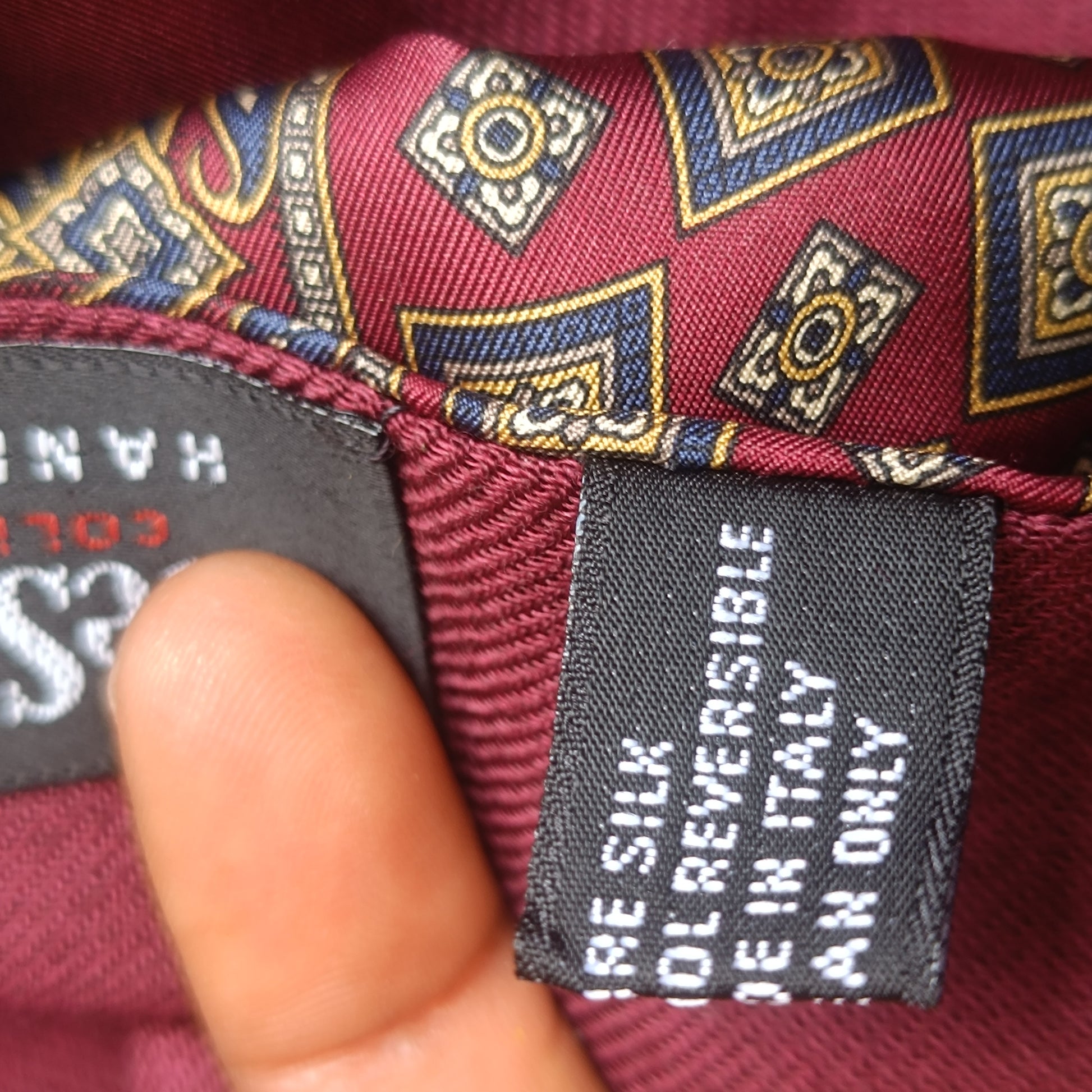 The DeSantis Collection Vintage Silk Wool Scarf - Made in Italy Foulard
