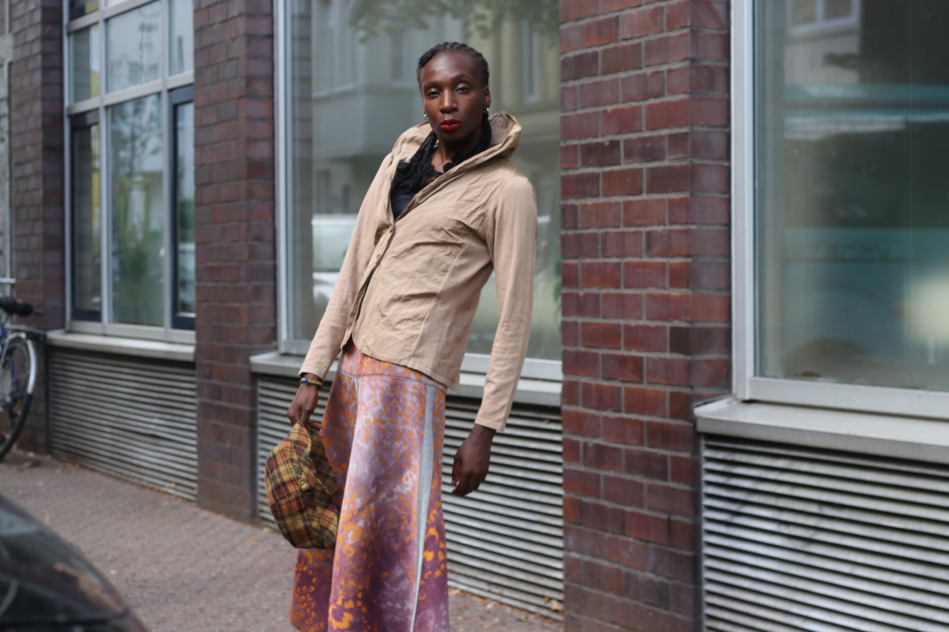 Vintage Beige Ruched Collar Jacket - 90s Y2K Tan Button Up Cardigan