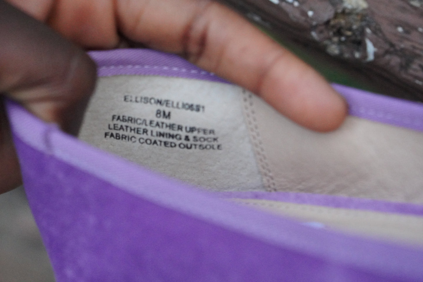 Steve Madden Vintage 90s Purple Suede Cap Toe Ballet Flats Size US8