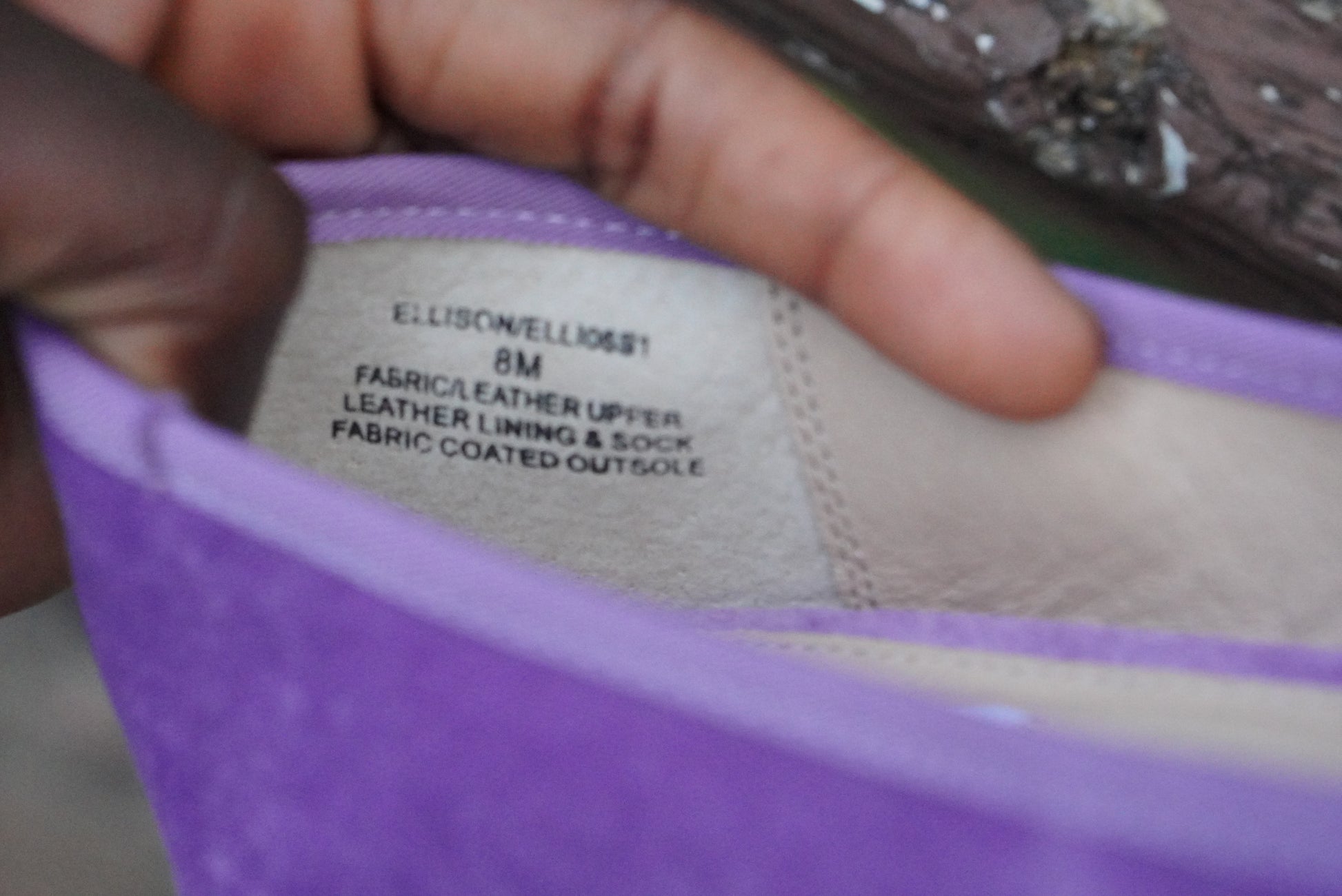 Steve Madden Vintage 90s Purple Suede Cap Toe Ballet Flats Size US8