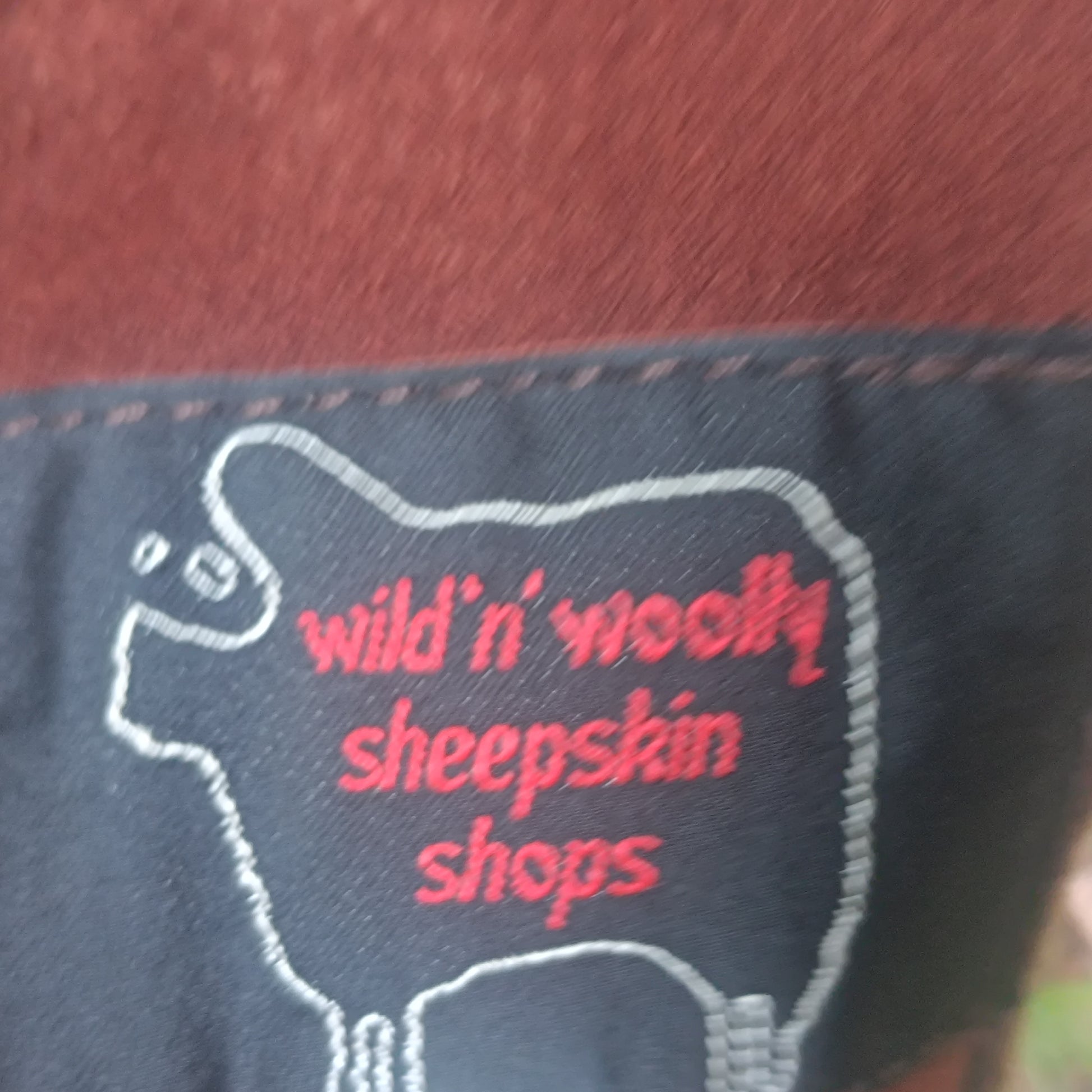 Vintage 70s Wild 'N' Woolly Sheepskin Coat | Rust Suede Penny Lane