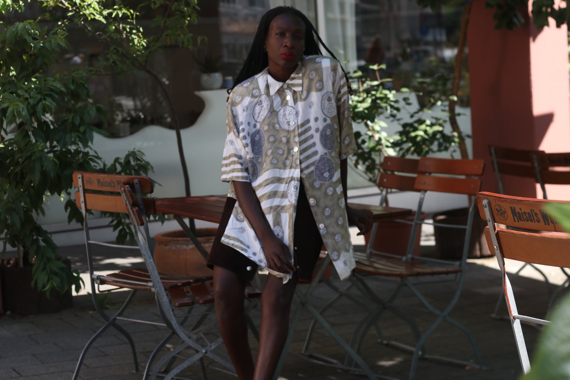 Vintage 90s Royal Thames Yacht Club Shirt - Beige Nautical Blouse