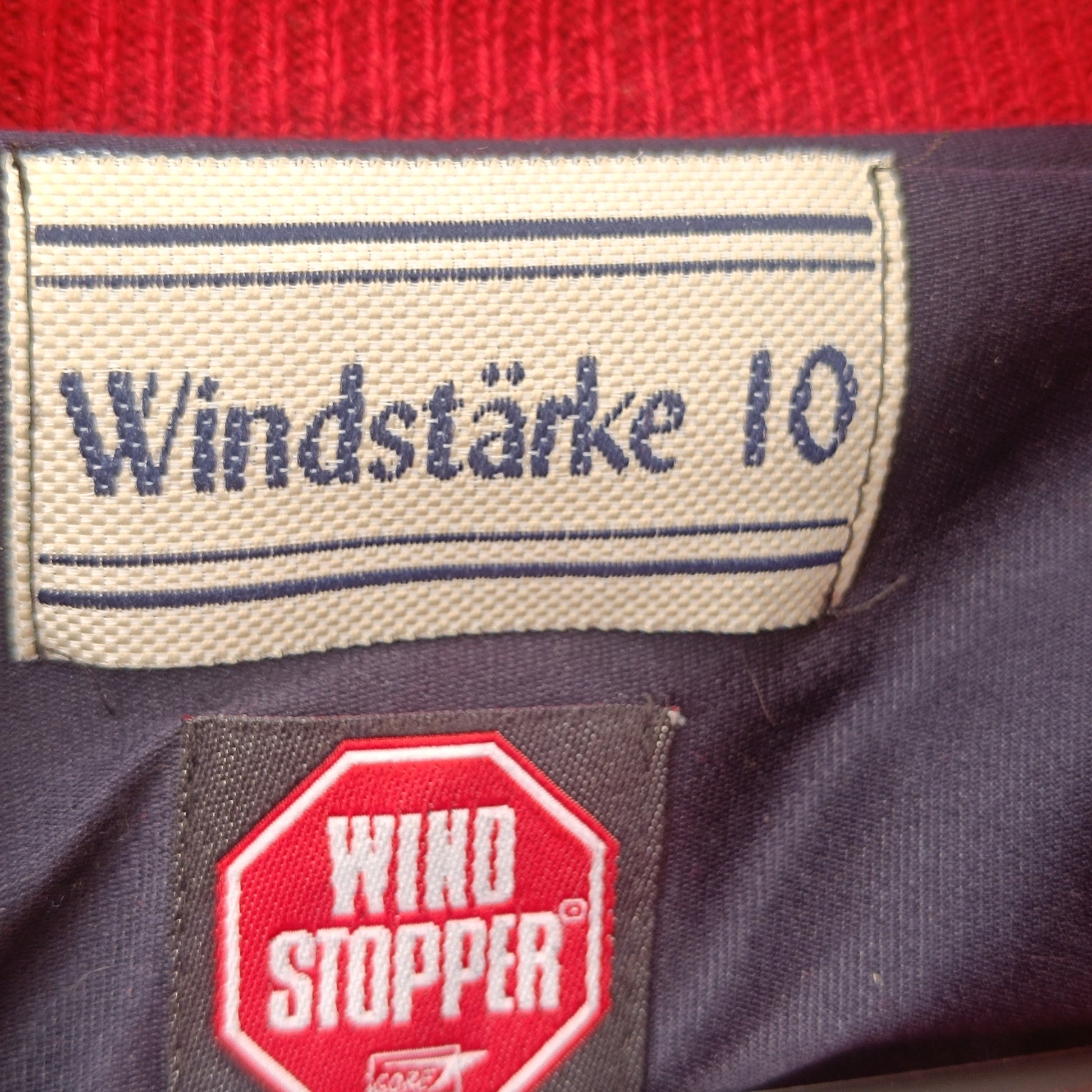 Merino Wool Sweater - Vintage Red Cable Knit Quarter Zip Jumper  L