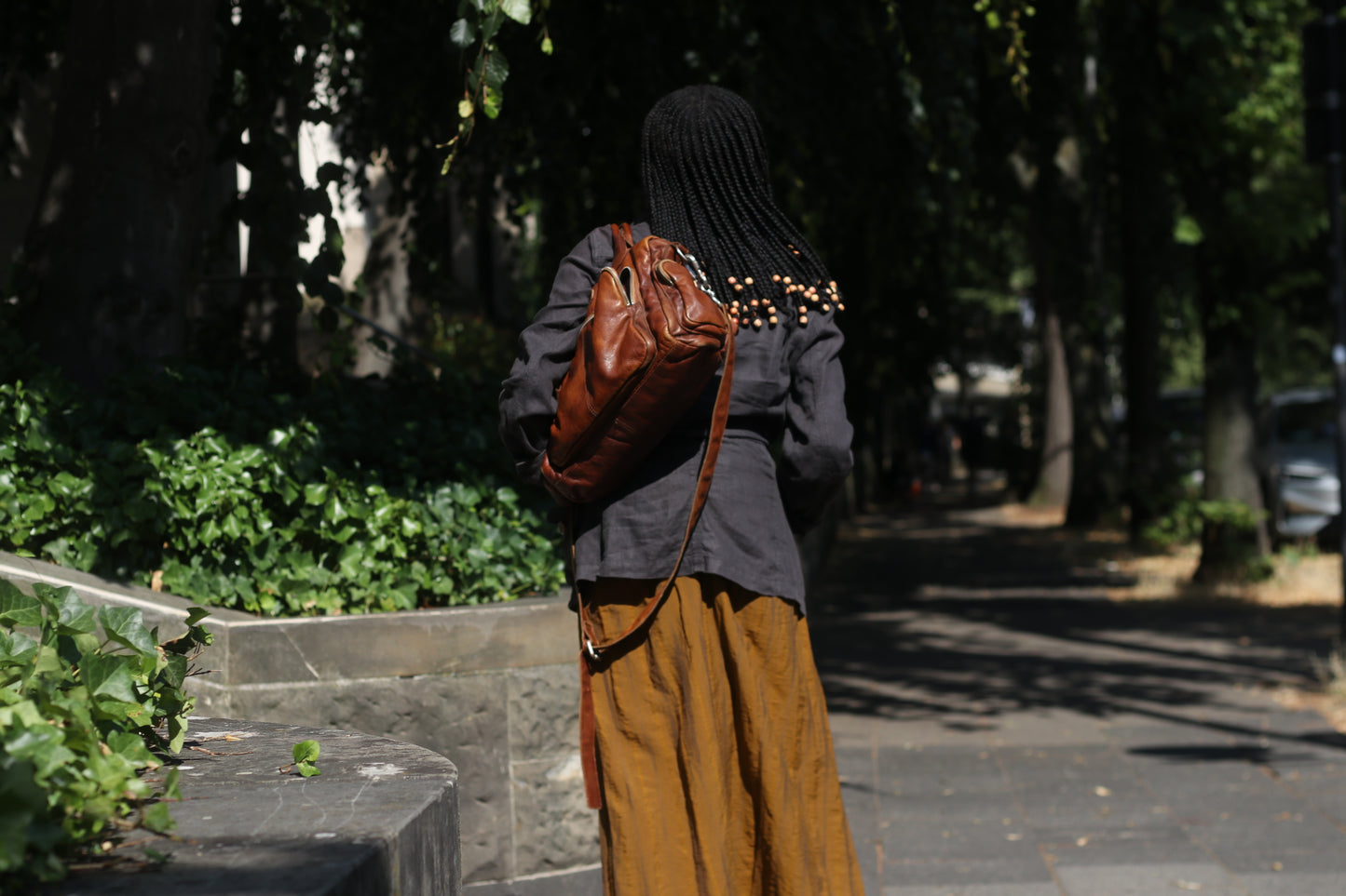 Vintage 90s Charcoal Grey Linen Safari Jacket - Public Utility Coat