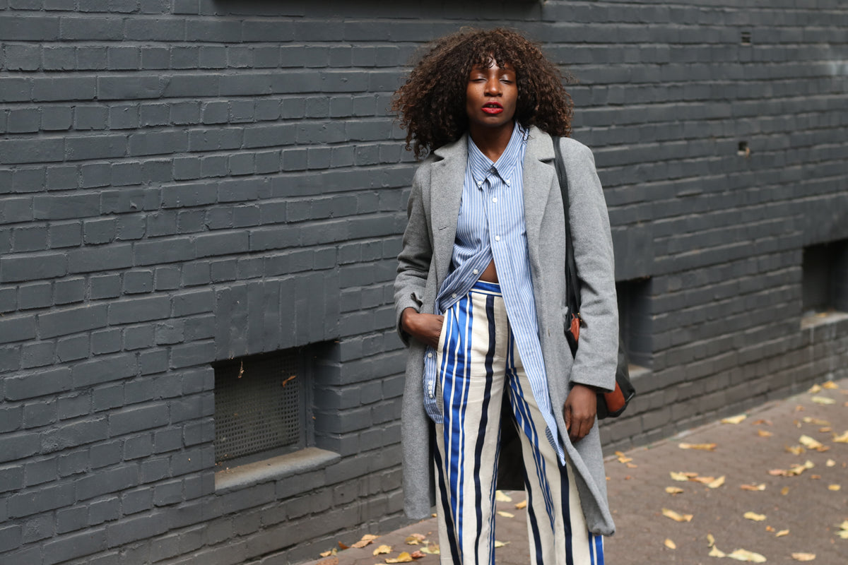 Vintage Grey Wool Coat | 90s Heine Cashmere Blend Overcoat | S