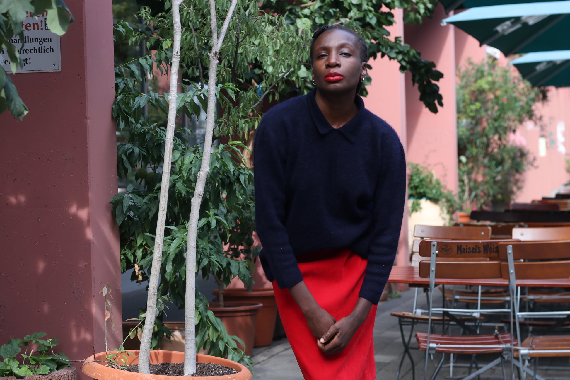 Vintage Navy Cashmere Sweater | Y2k Collared Pullover Jumper M