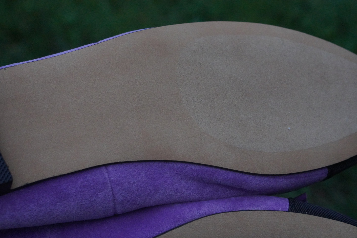 Steve Madden Vintage 90s Purple Suede Cap Toe Ballet Flats Size US8