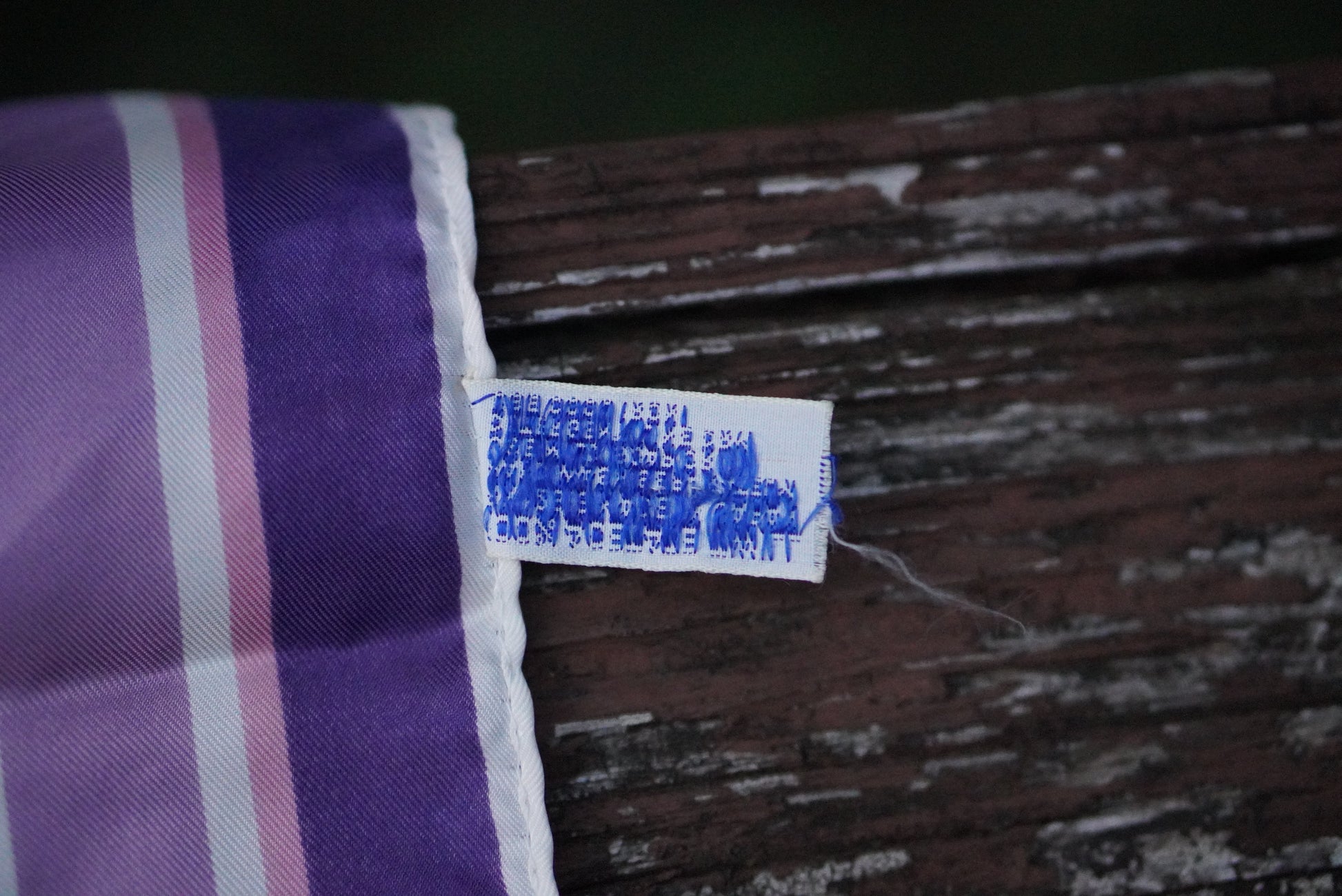 1970s Purple Floral Neck Scarf Made in Japan – Acetate Twill Vintage