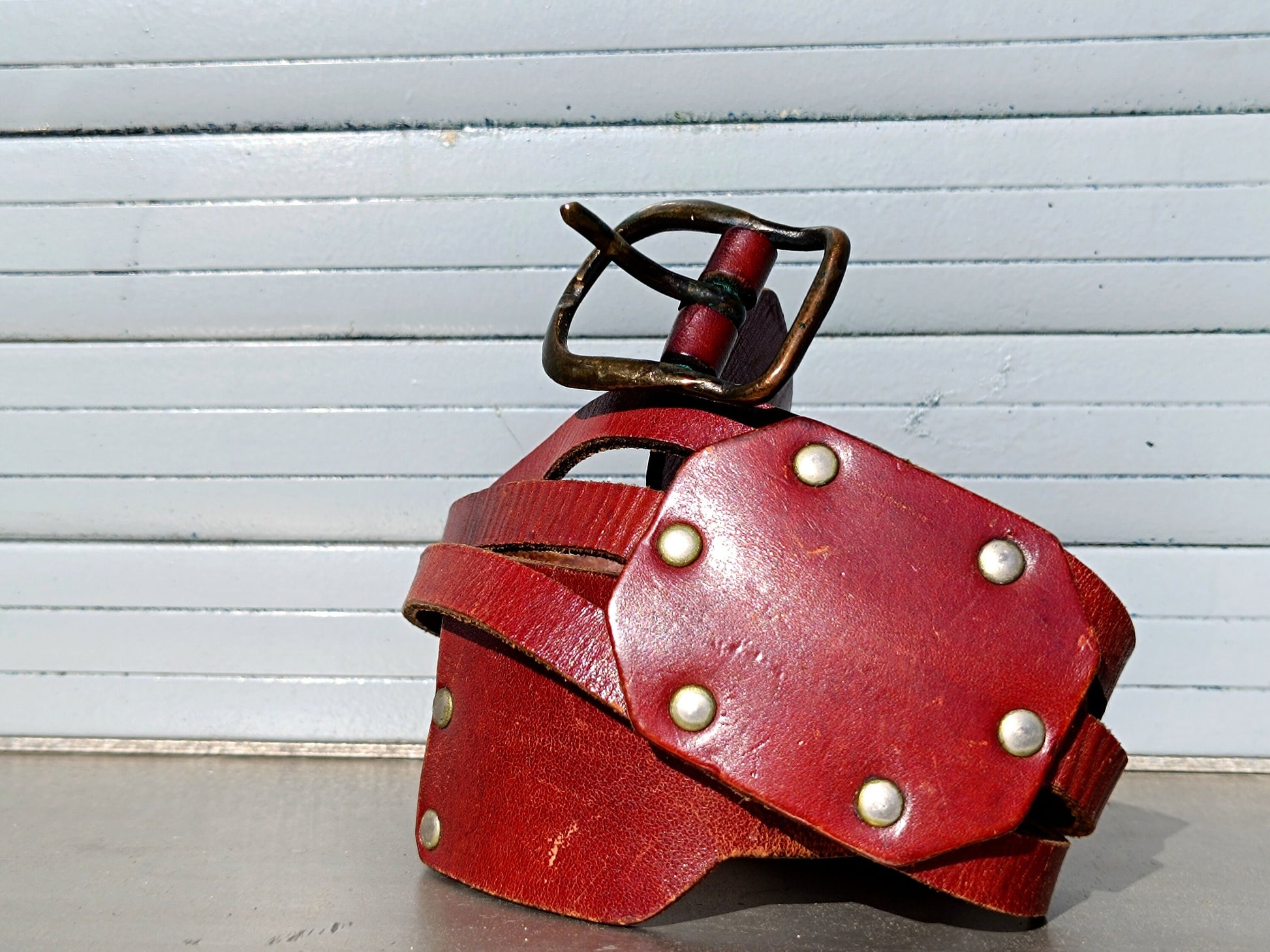 70s leather waistbelt| Vintage Feminine retro Brown Leather belt | Avant garde minimalist belt