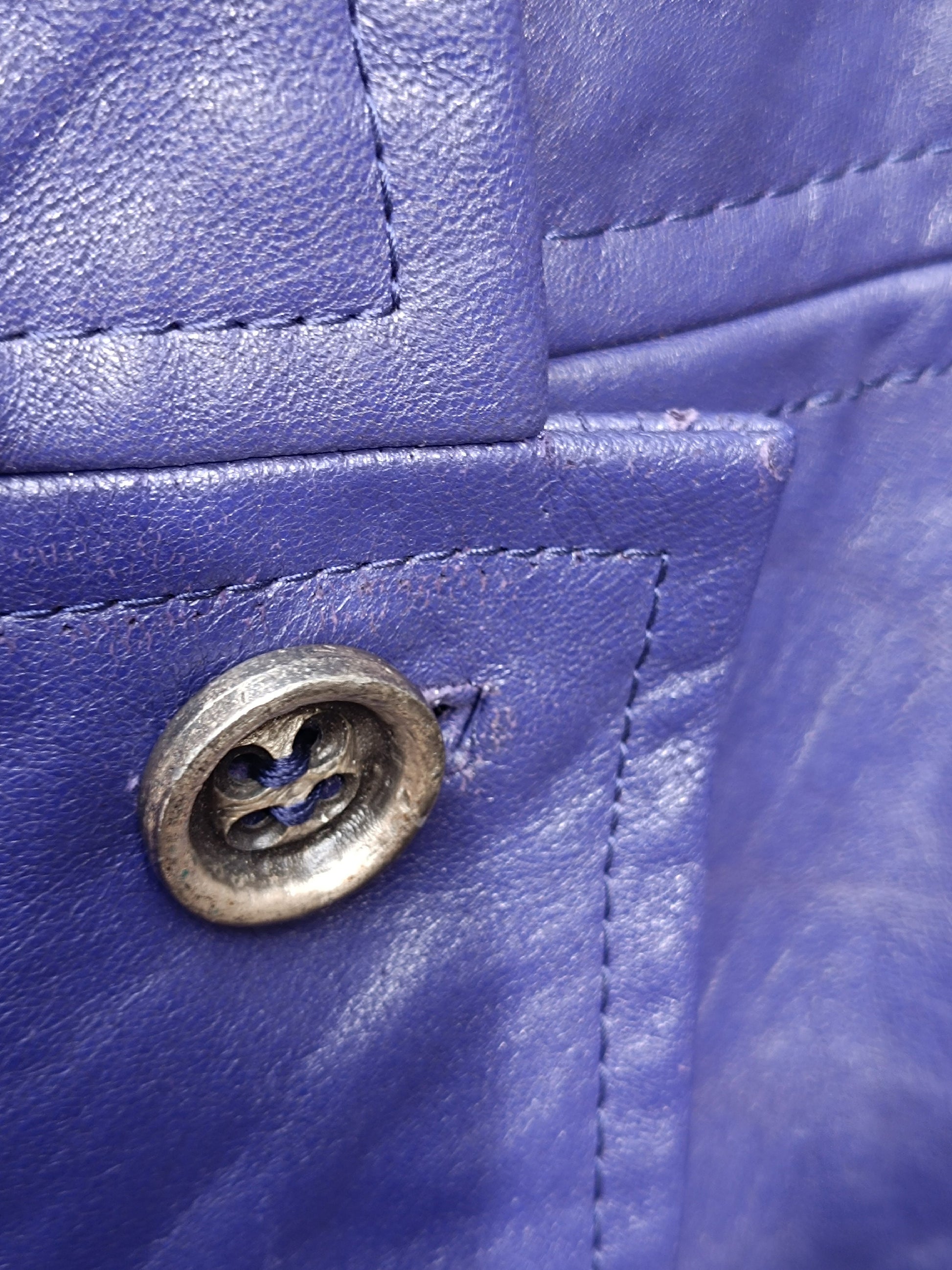 70s Purple Leather Dress| Vintage Sleeveless Chic Dress| Women's Chic Midi Dress