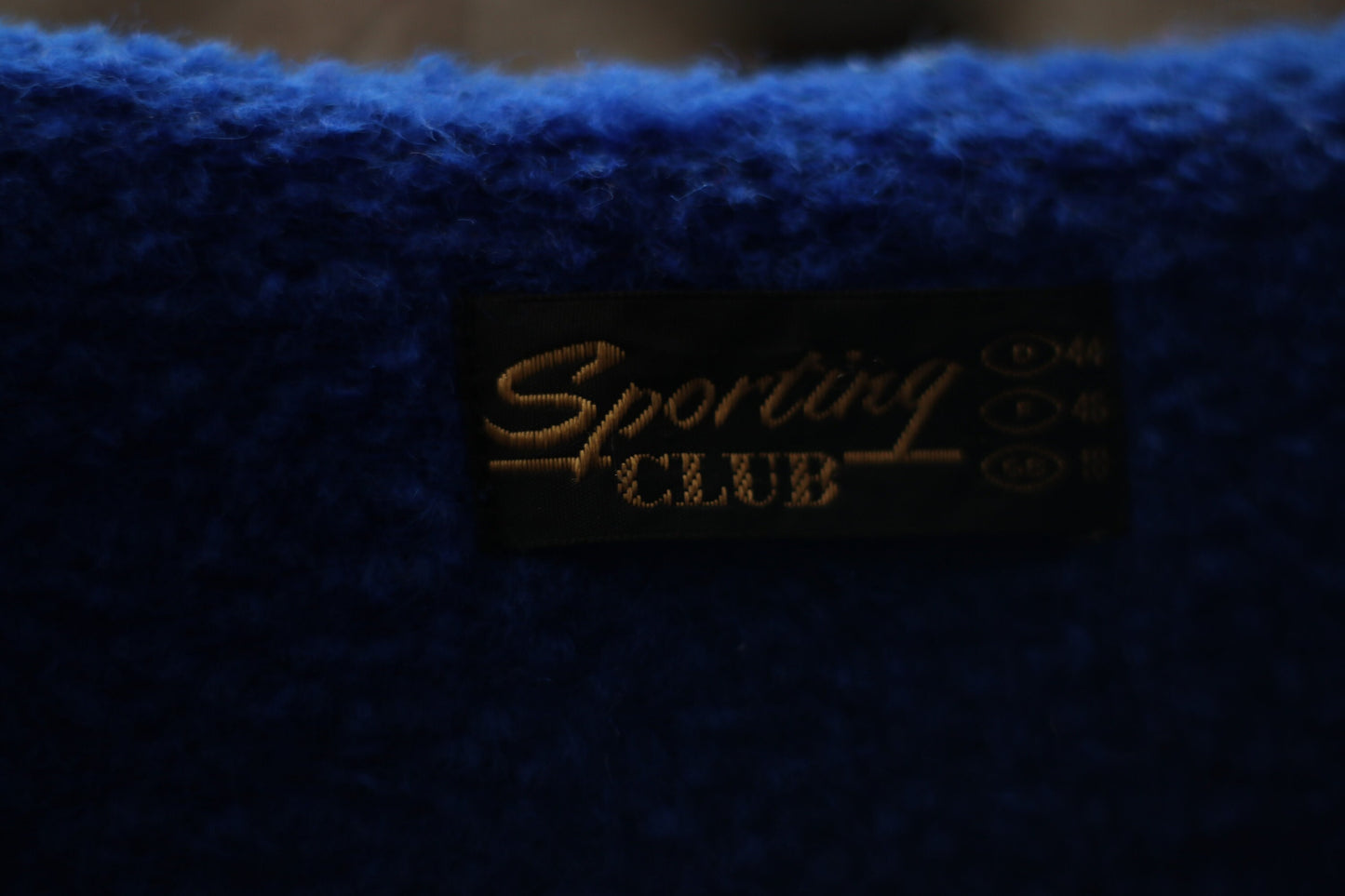 80s Oversized Mohair Wool Blazer: Vintage Blue Boxy Jacket