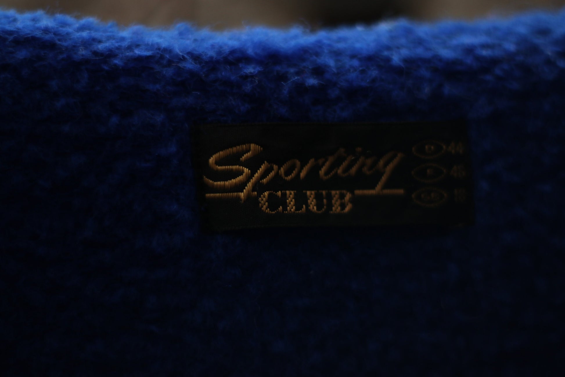 80s Oversized Mohair Wool Blazer: Vintage Blue Boxy Jacket