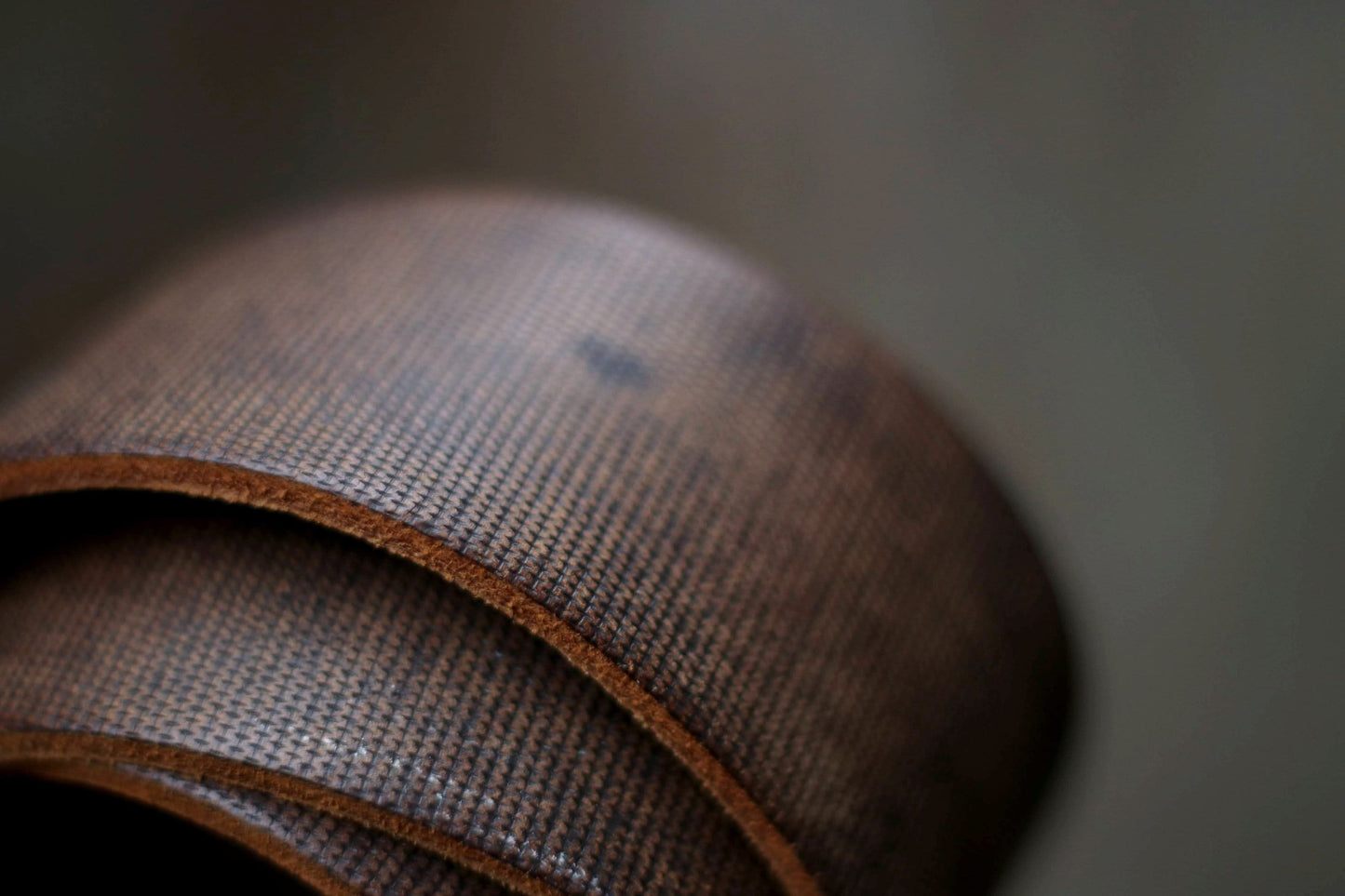 Vintage Brown Leather Belt| 90s C&A Split Cow leather Belt | Women's Minimalist Belt