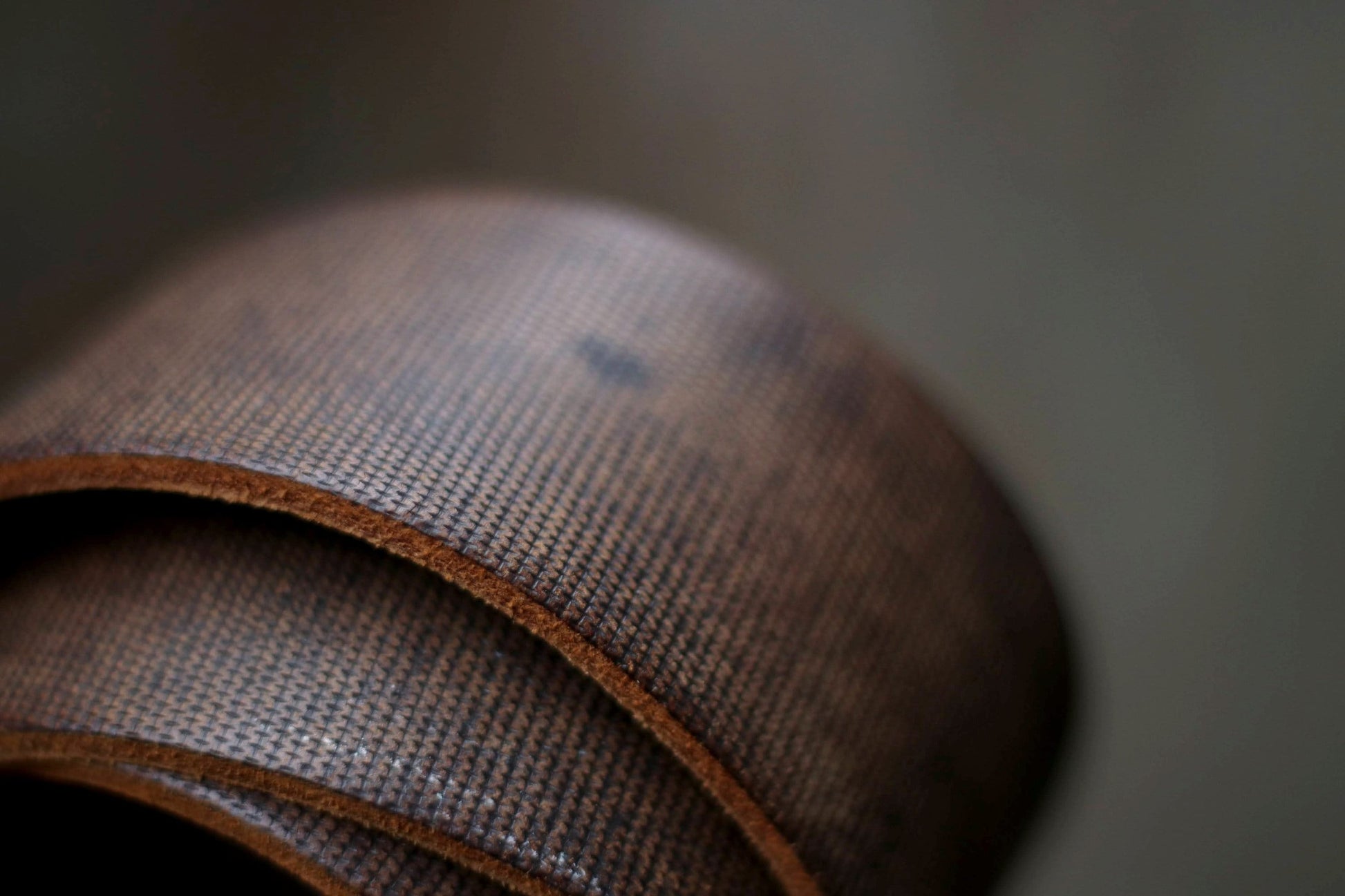 Vintage Brown Leather Belt| 90s C&A Split Cow leather Belt | Women's Minimalist Belt