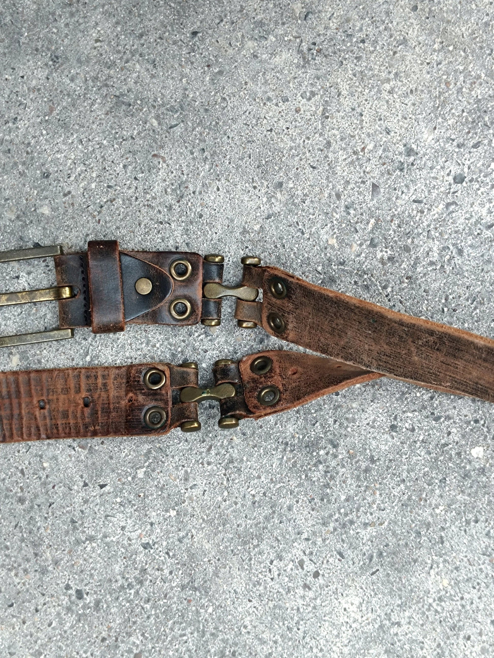 90s Replay Belt| Vintage Brown Leather Belt| Unisex Tough Luxe Leather Belt| Americana Boho Cowgirl