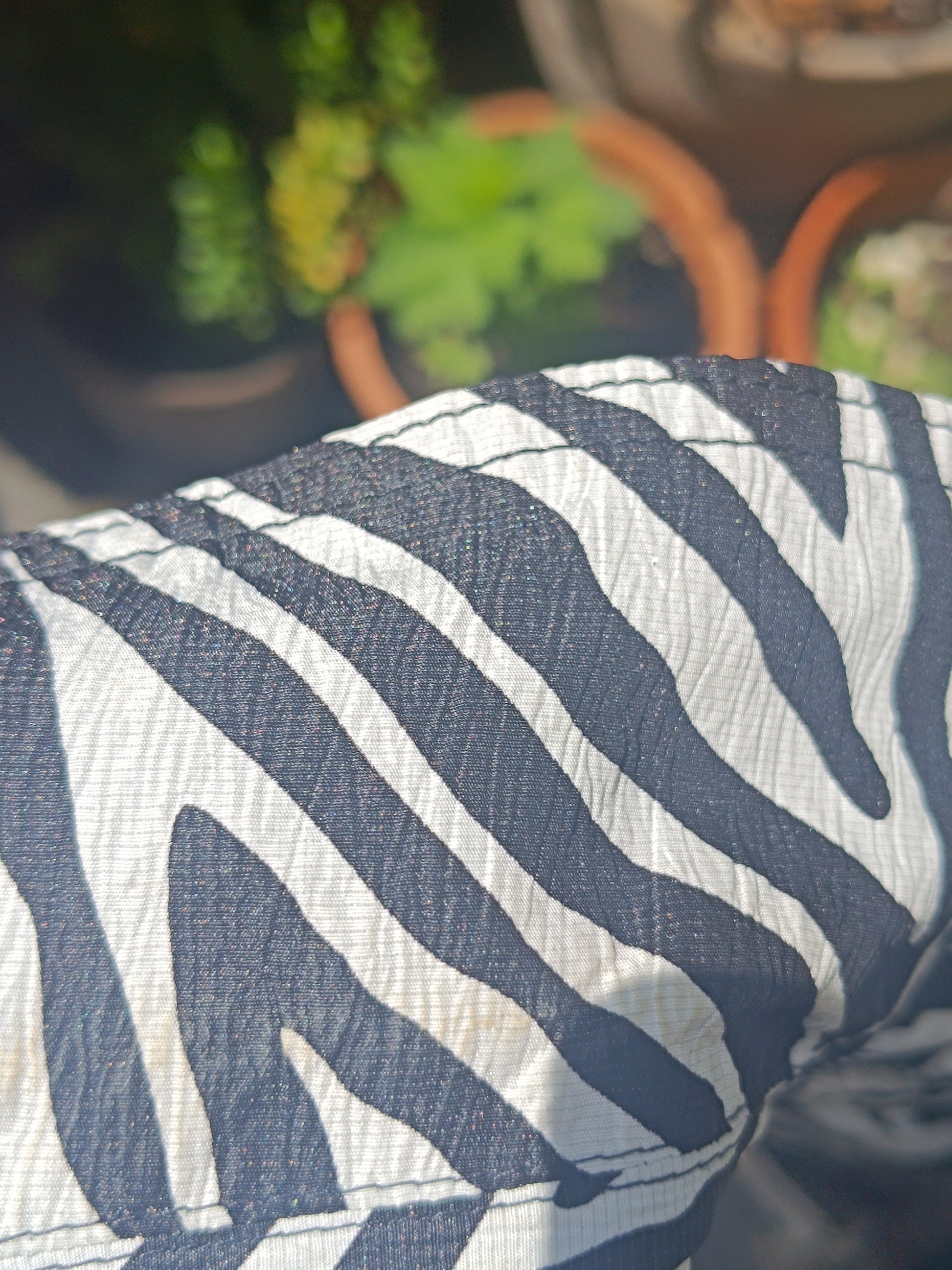 Zebra Print Jacket| 80s Monochrome Women's Lightweight Jacket| Atelier GS Sporty Animal Print Summer Coat| Black & White Zip Up Jacket