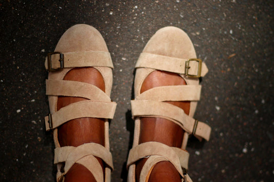 y2k Akira Suede Ballerinas| Vintage Women's Ballet Flats with| Minimalist Everyday Chic Flats