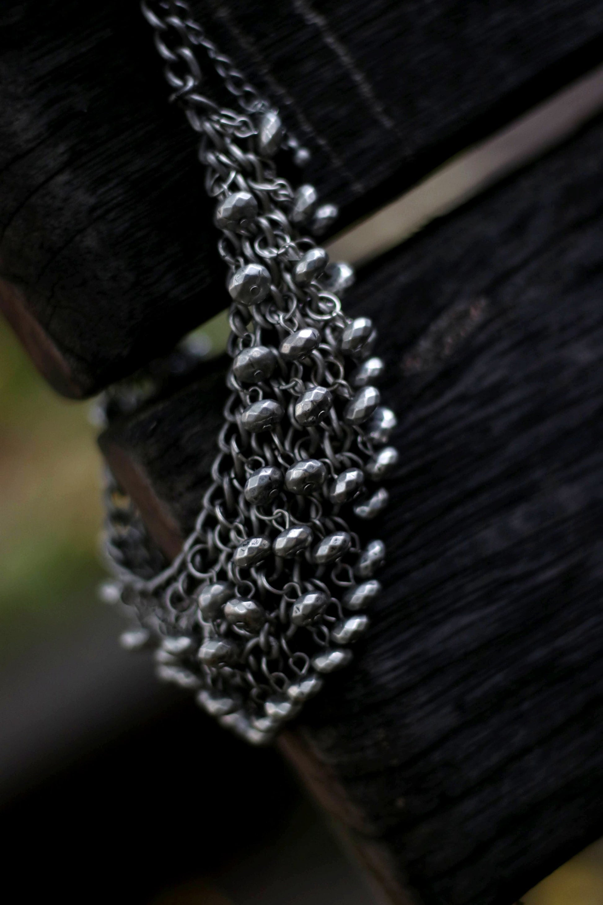 Vintage Silver-toned Necklace| 90s Avant-Garde Jewelry | Chunky Chain Necklace | Minimalist simple jewelry