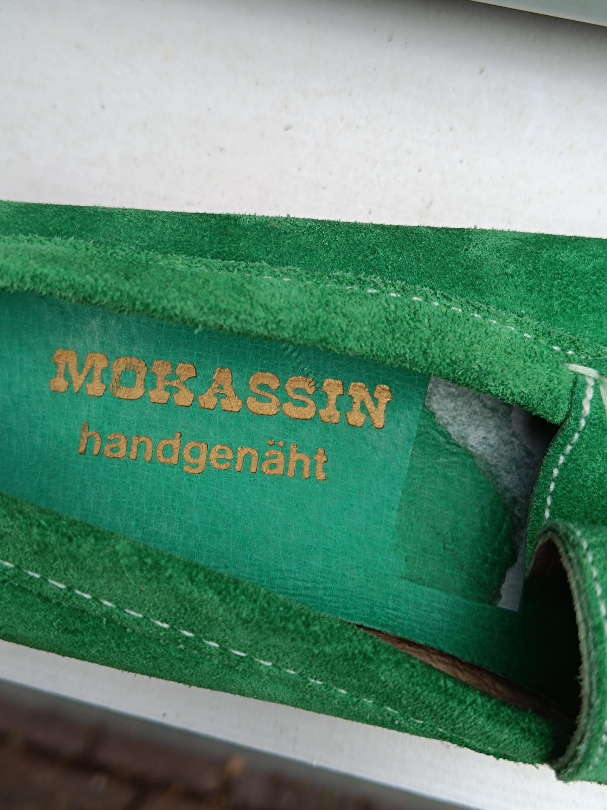 90s ARA Moccasins| Vintage Women's Minimalist Boat Shoes| Preppy Green Everyday Flats UK 3.5